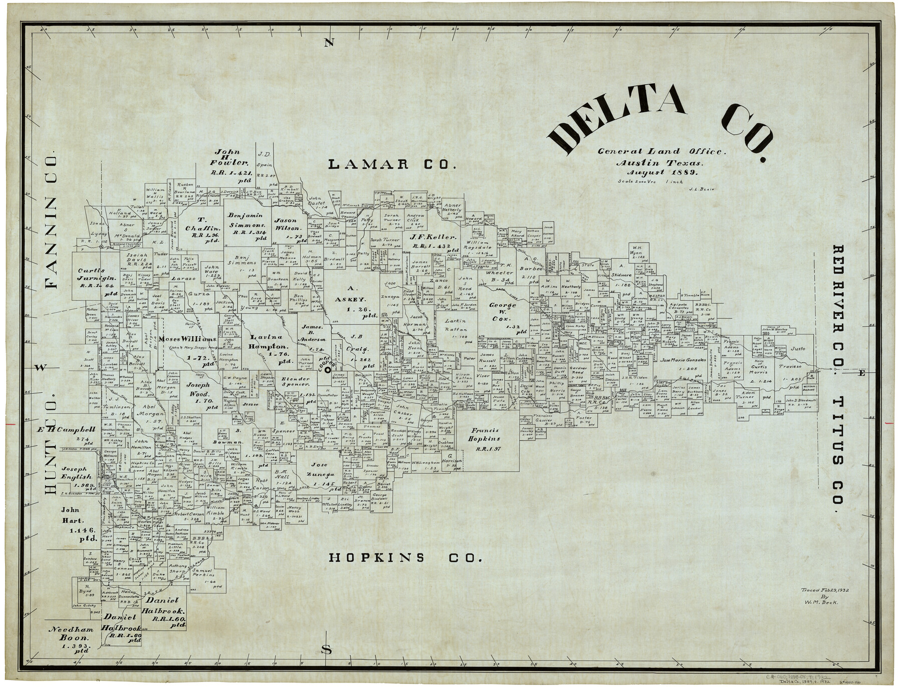 4931, Delta Co., General Map Collection