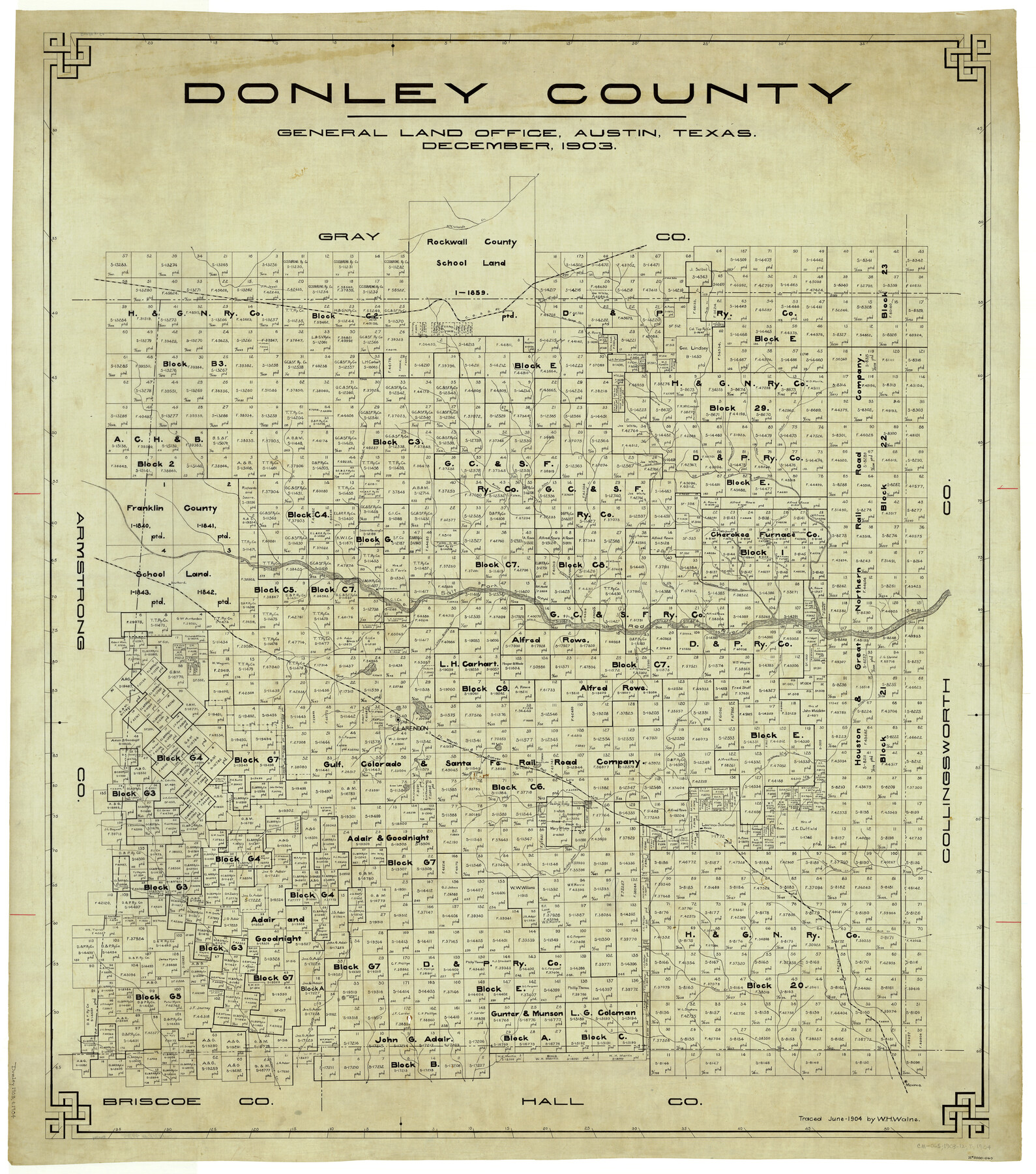 4935, Donley County, General Map Collection