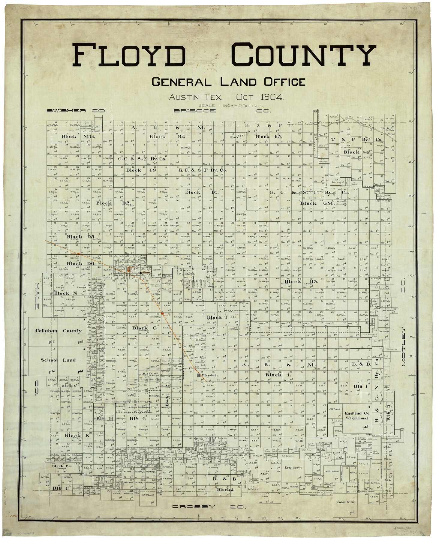 4947, Floyd County, General Map Collection
