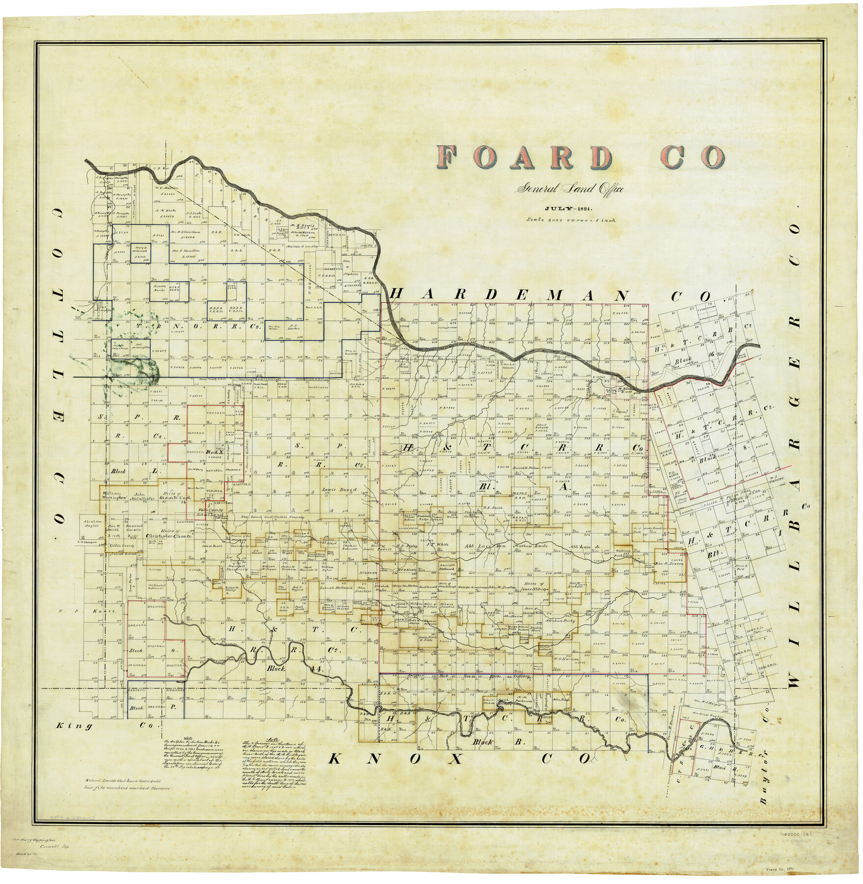 4948, Foard Co., General Map Collection