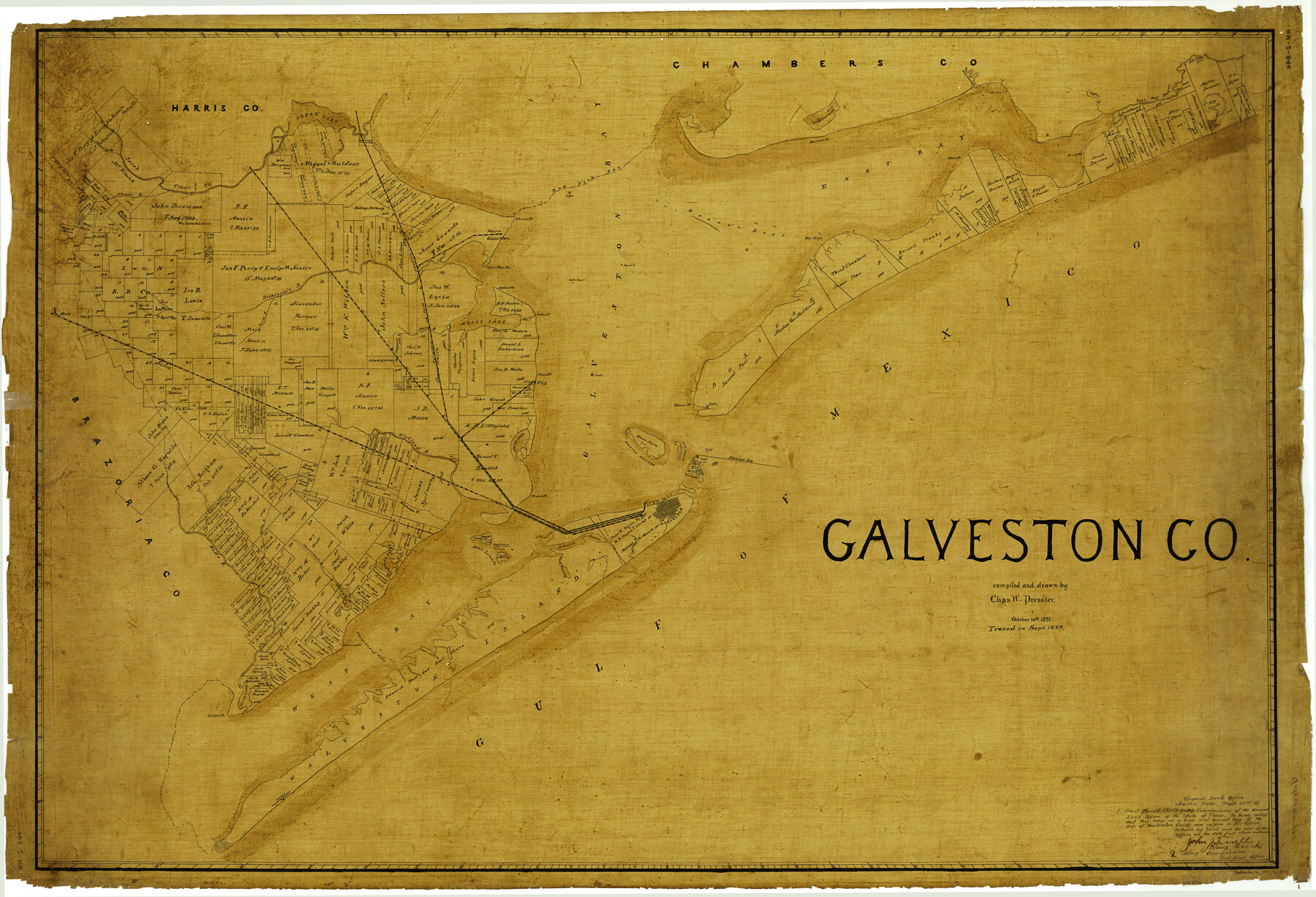 4954, Galveston Co., General Map Collection