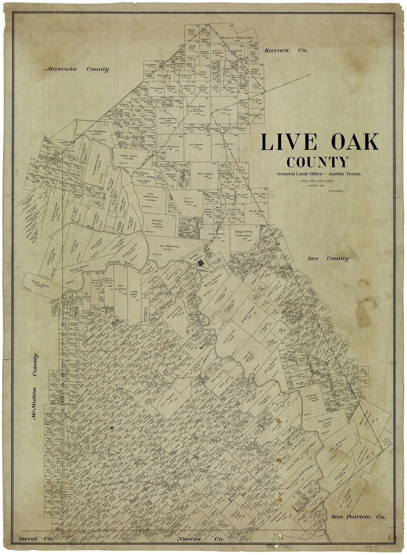 5018, Live Oak County, General Map Collection
