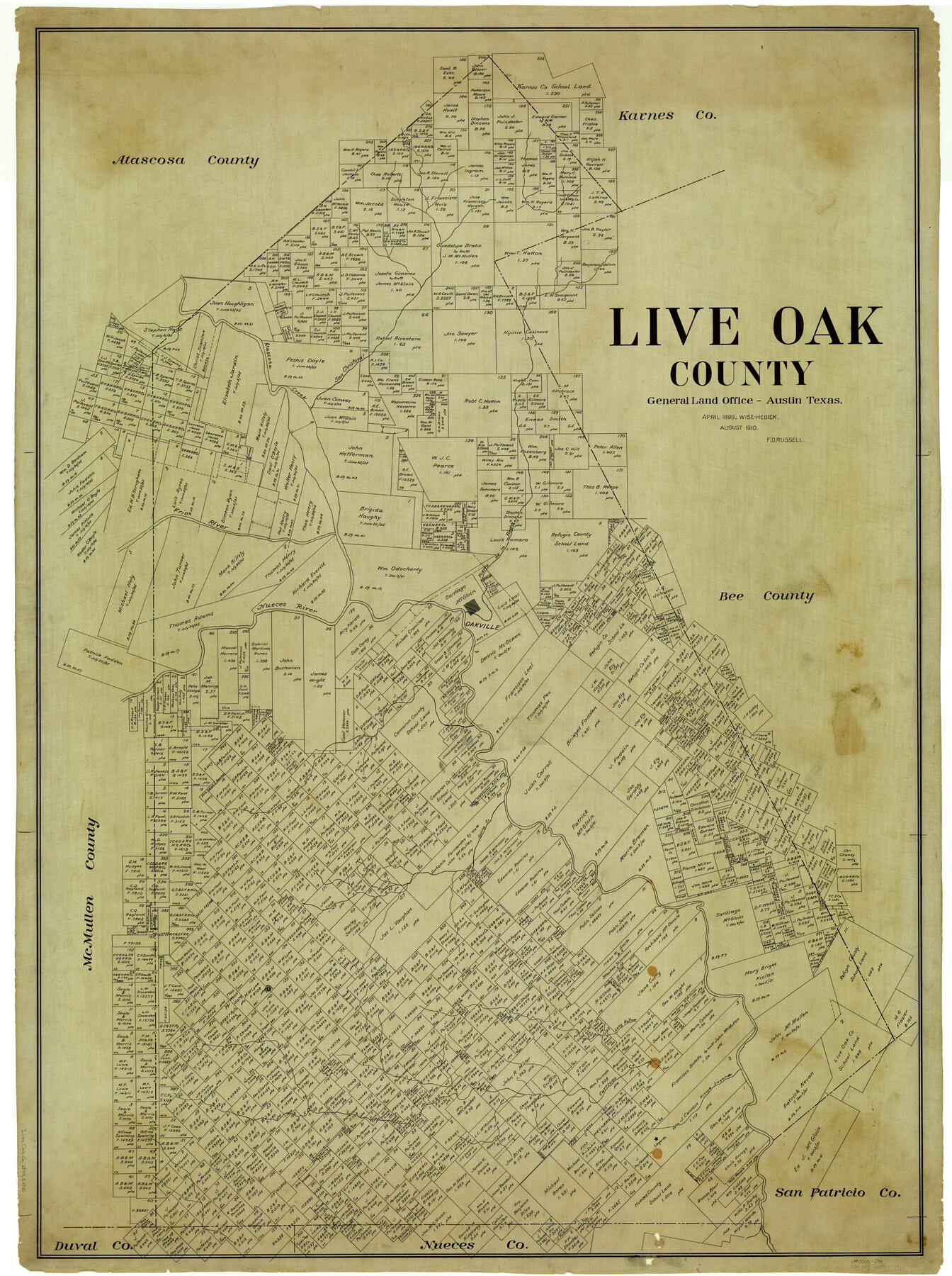 5018, Live Oak County, General Map Collection