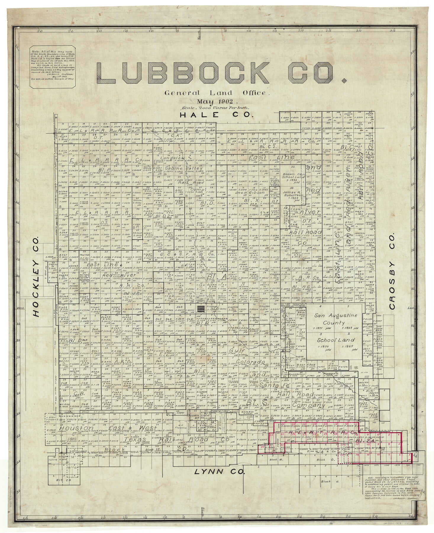 5027, Lubbock Co., General Map Collection