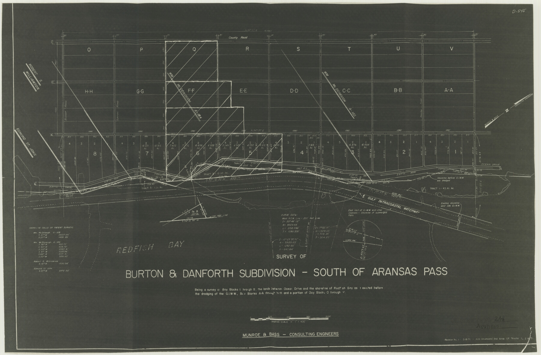 5062, Aransas County Rolled Sketch 24A, General Map Collection