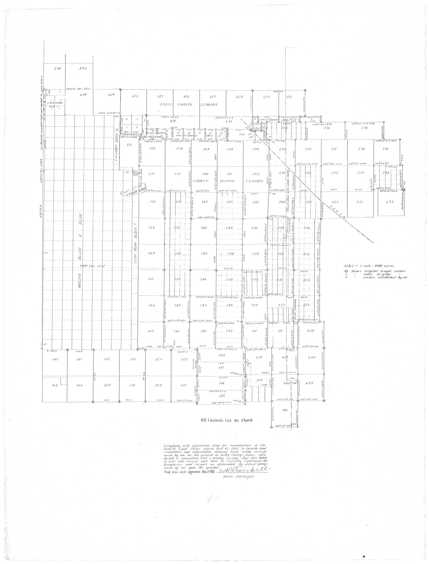 5109, Bailey County Rolled Sketch 2, General Map Collection