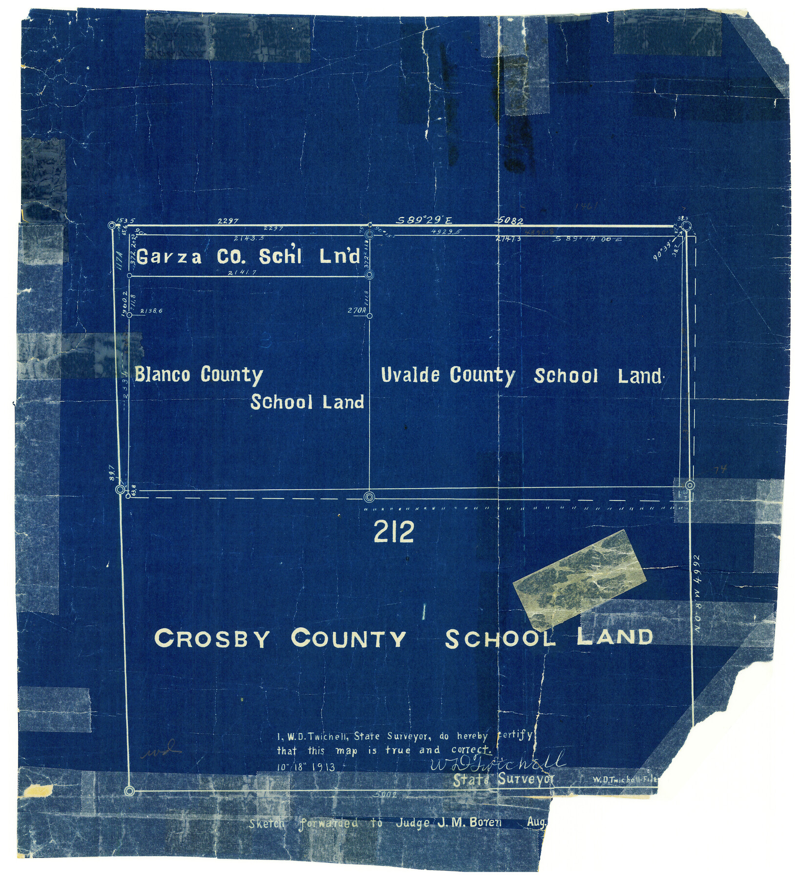 5110, Bailey County Rolled Sketch 3, General Map Collection