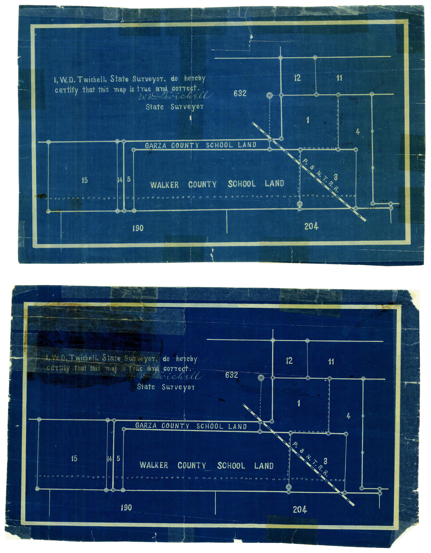 5111, Bailey County Rolled Sketch 6, General Map Collection