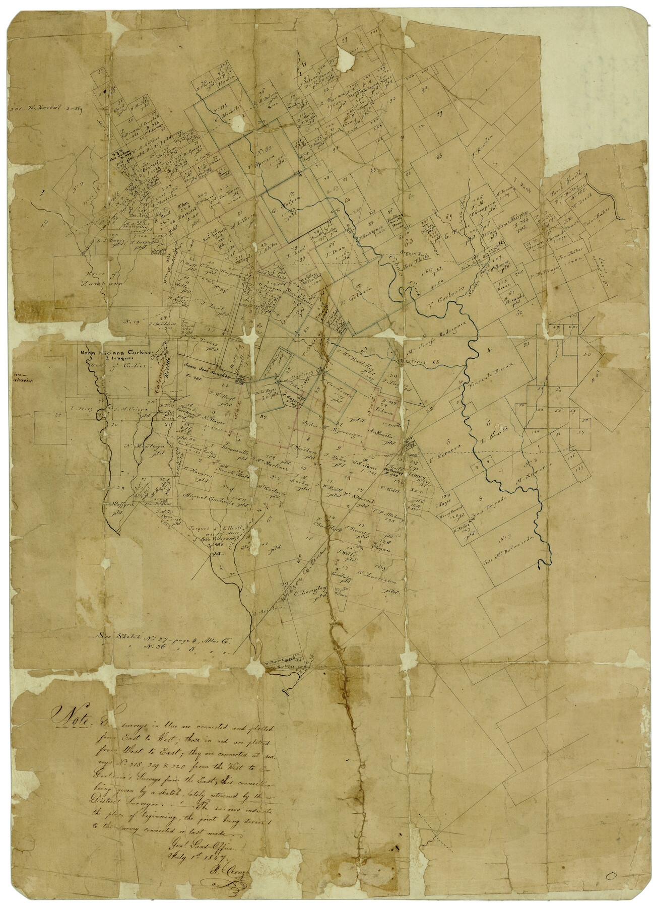 5141, Bexar County Rolled Sketch 16, General Map Collection
