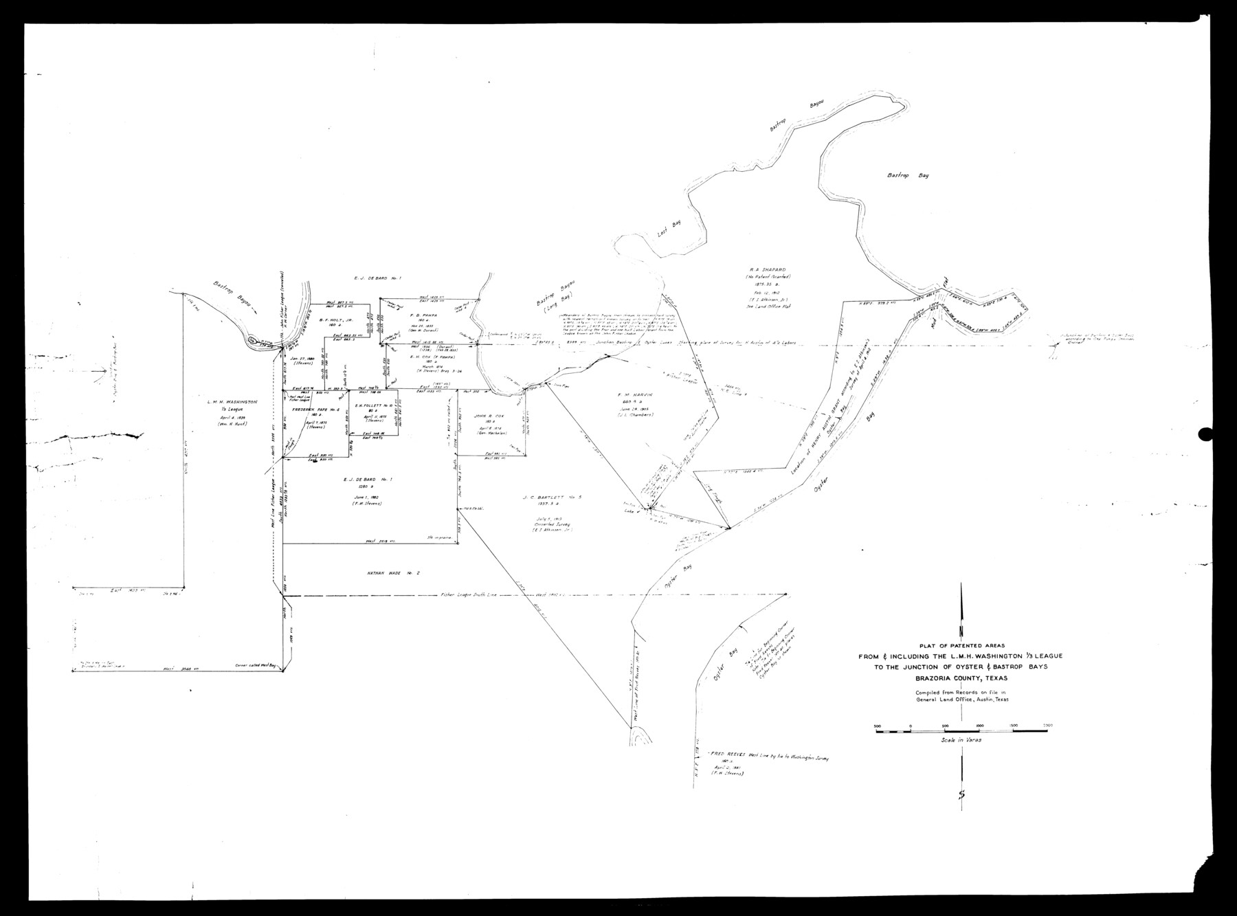 5172, Brazoria County Rolled Sketch 36, General Map Collection