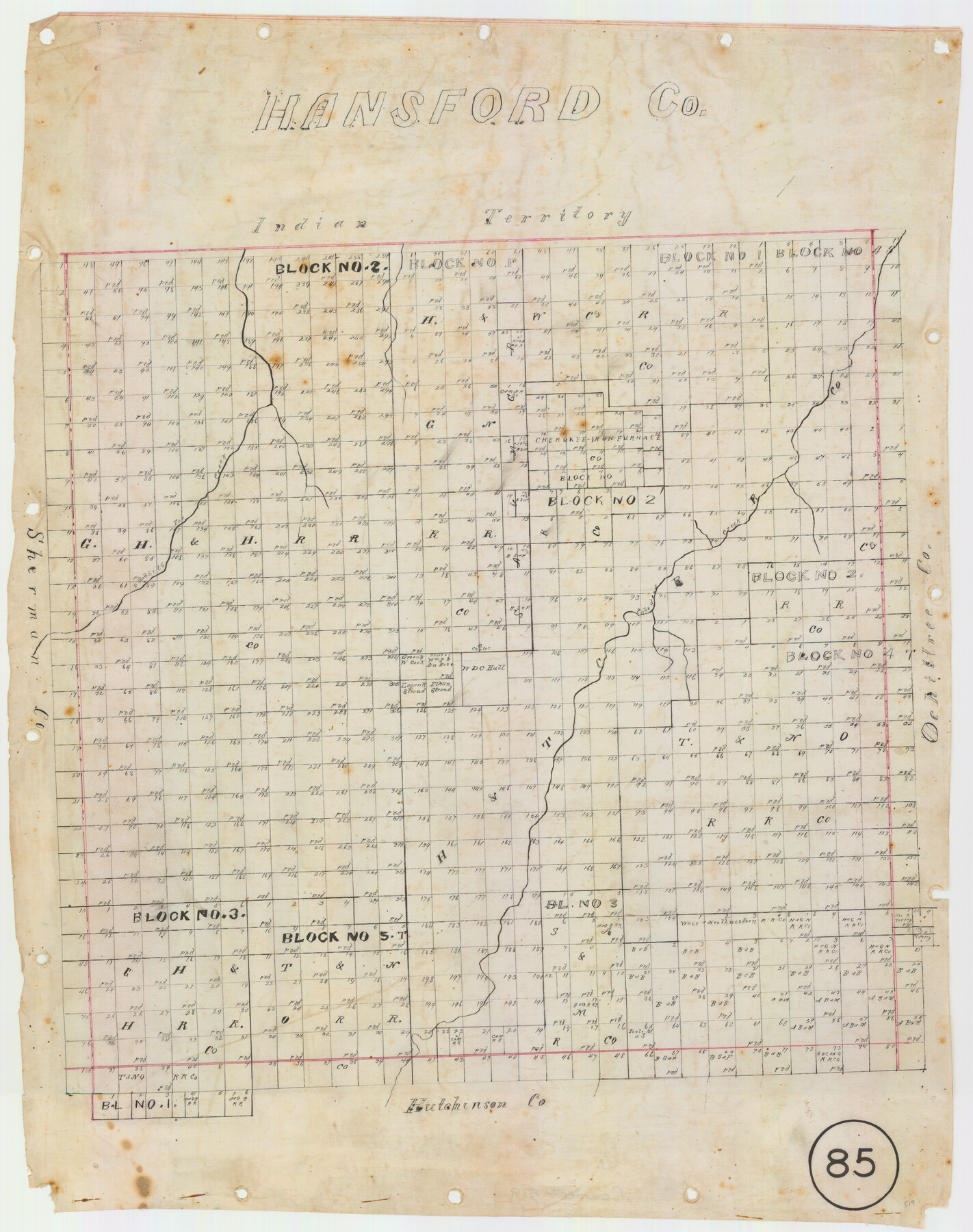 519, Hansford County, Texas, Maddox Collection