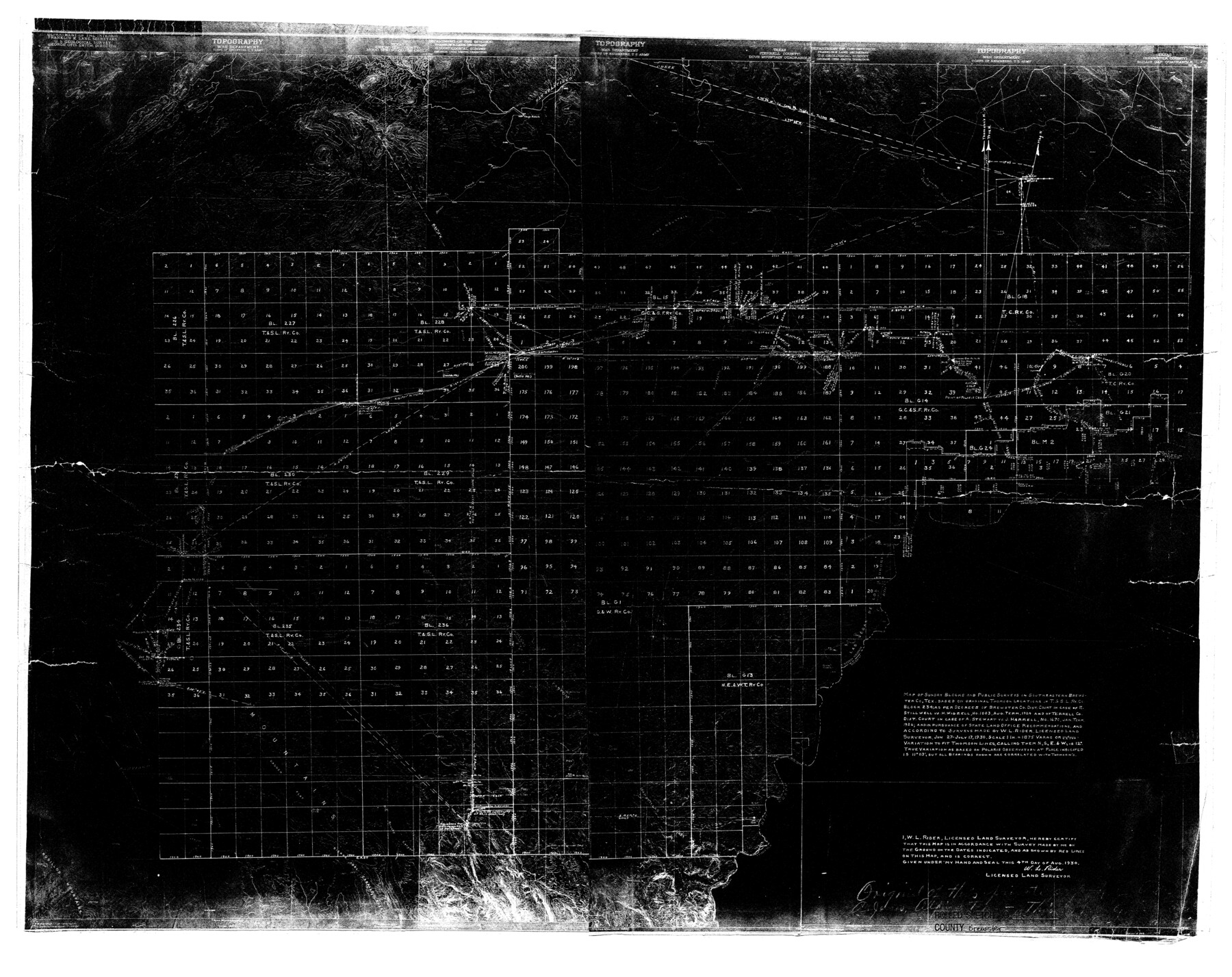 5224, Brewster County Rolled Sketch 49A, General Map Collection