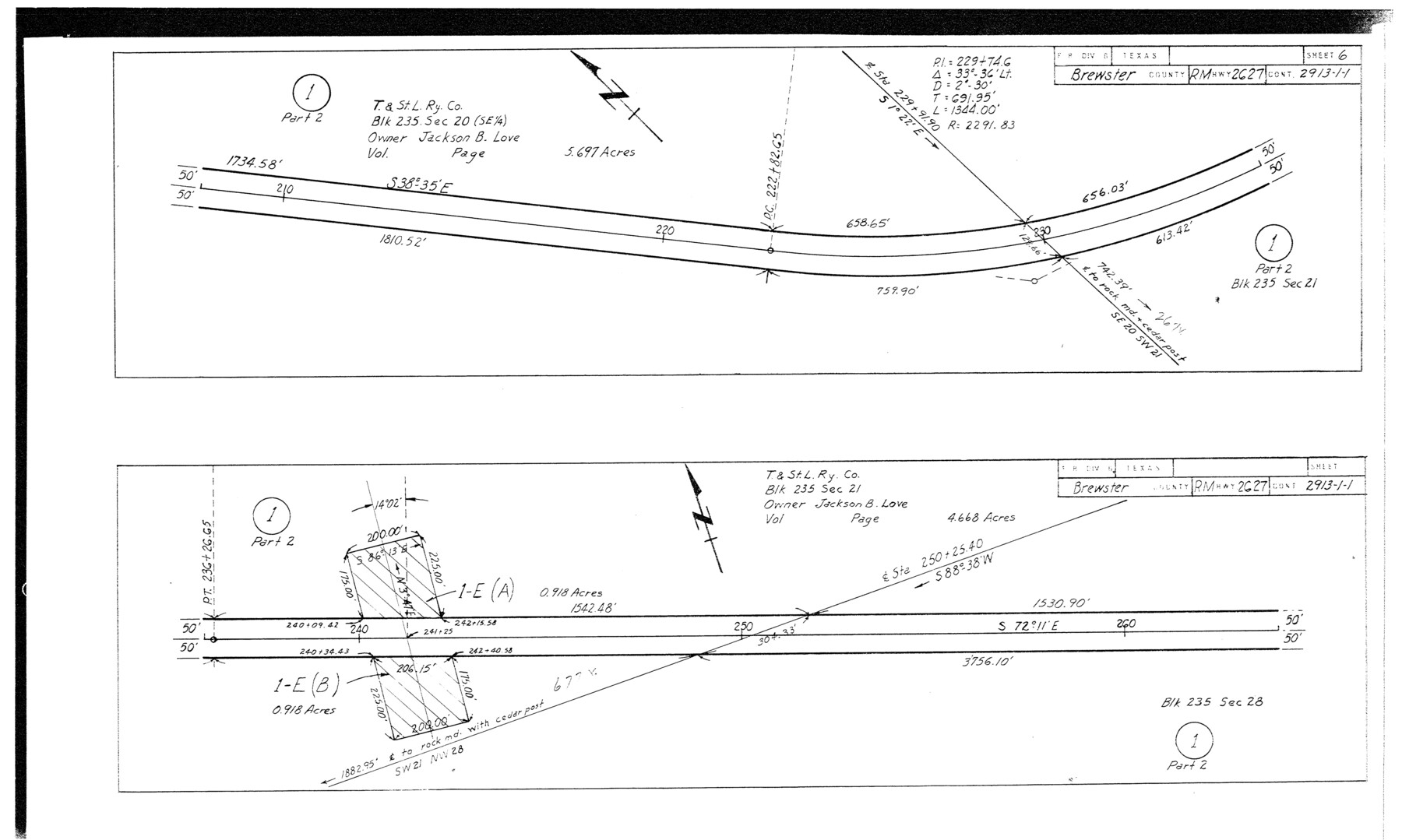 5269, Brewster County Rolled Sketch 114, General Map Collection