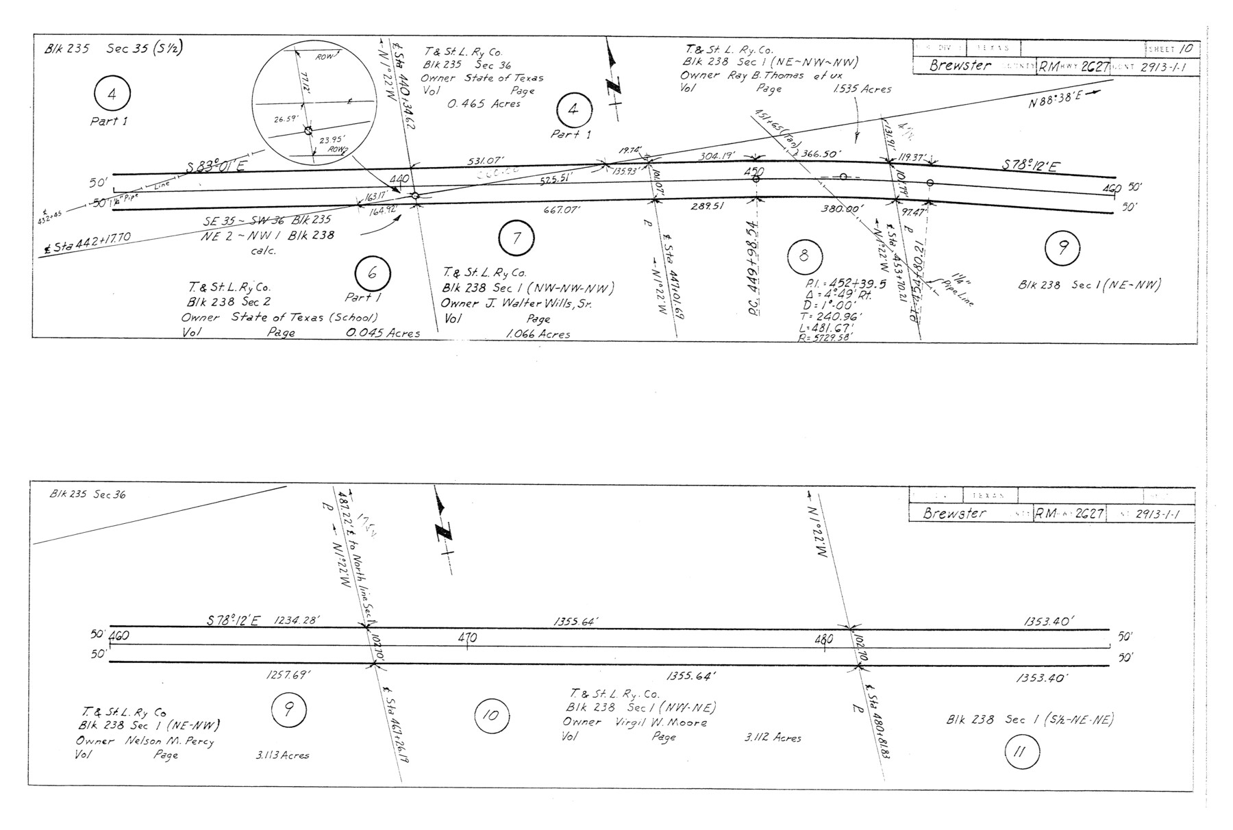 5273, Brewster County Rolled Sketch 114, General Map Collection