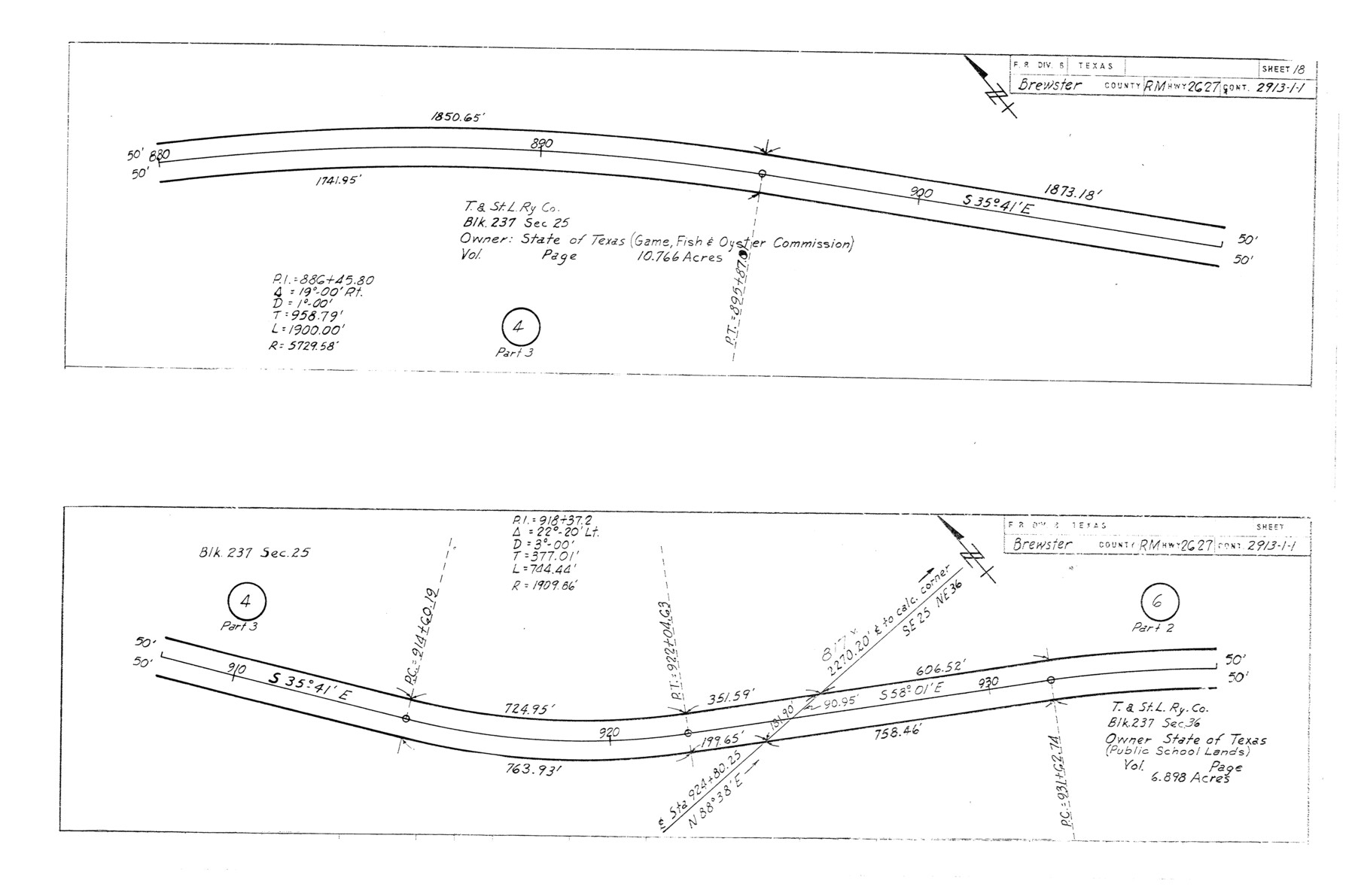 5281, Brewster County Rolled Sketch 114, General Map Collection