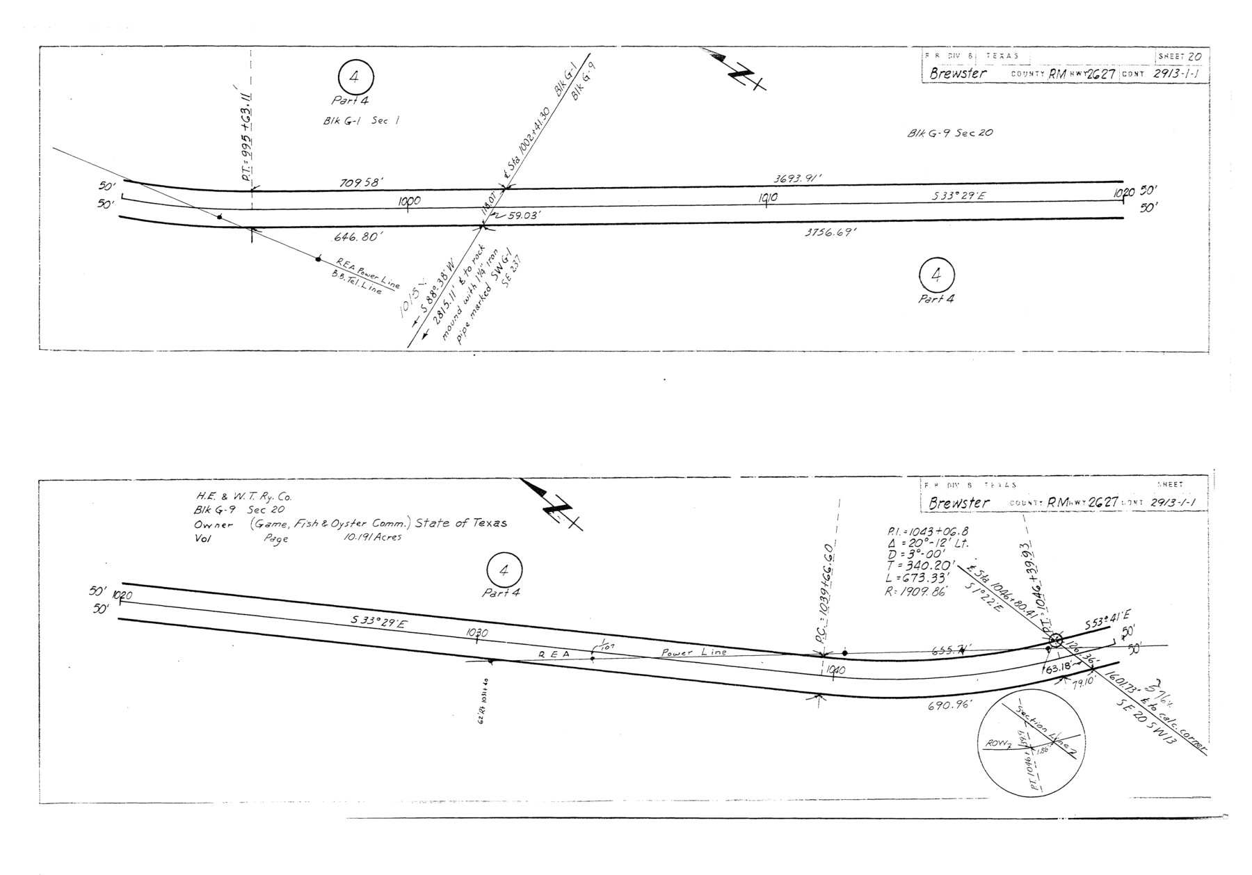 5283, Brewster County Rolled Sketch 114, General Map Collection