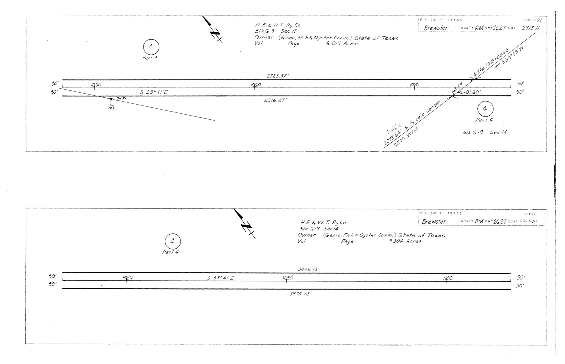 5284, Brewster County Rolled Sketch 114, General Map Collection