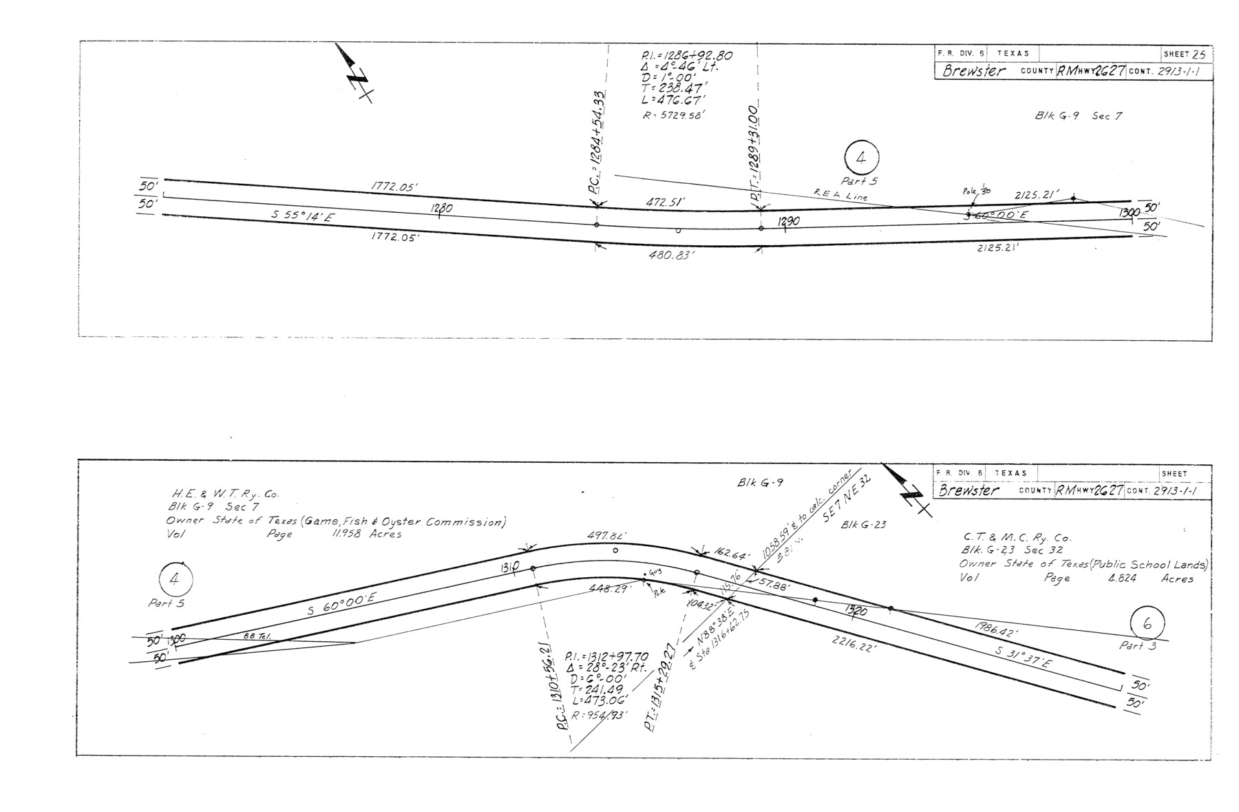 5288, Brewster County Rolled Sketch 114, General Map Collection