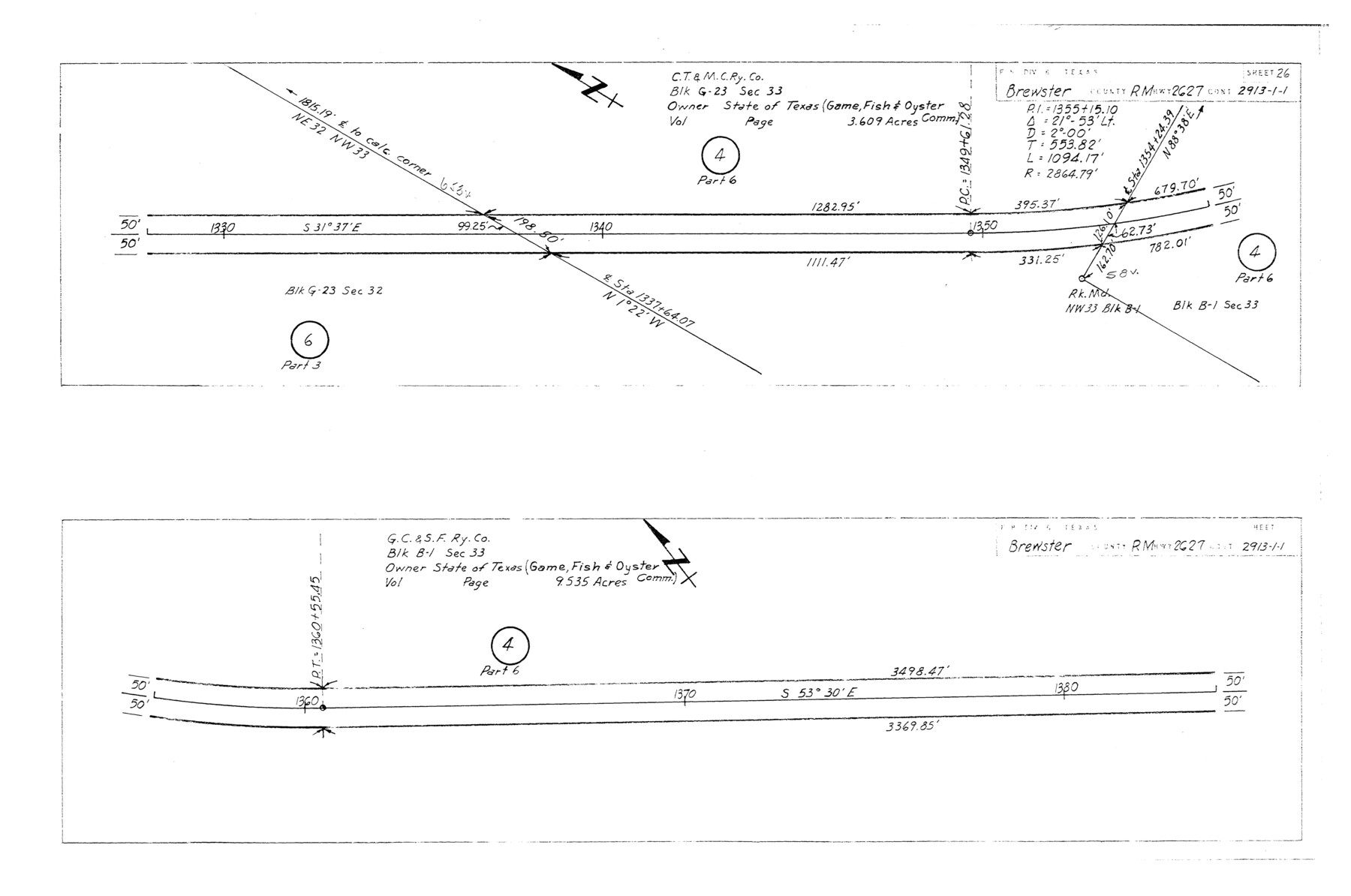 5289, Brewster County Rolled Sketch 114, General Map Collection