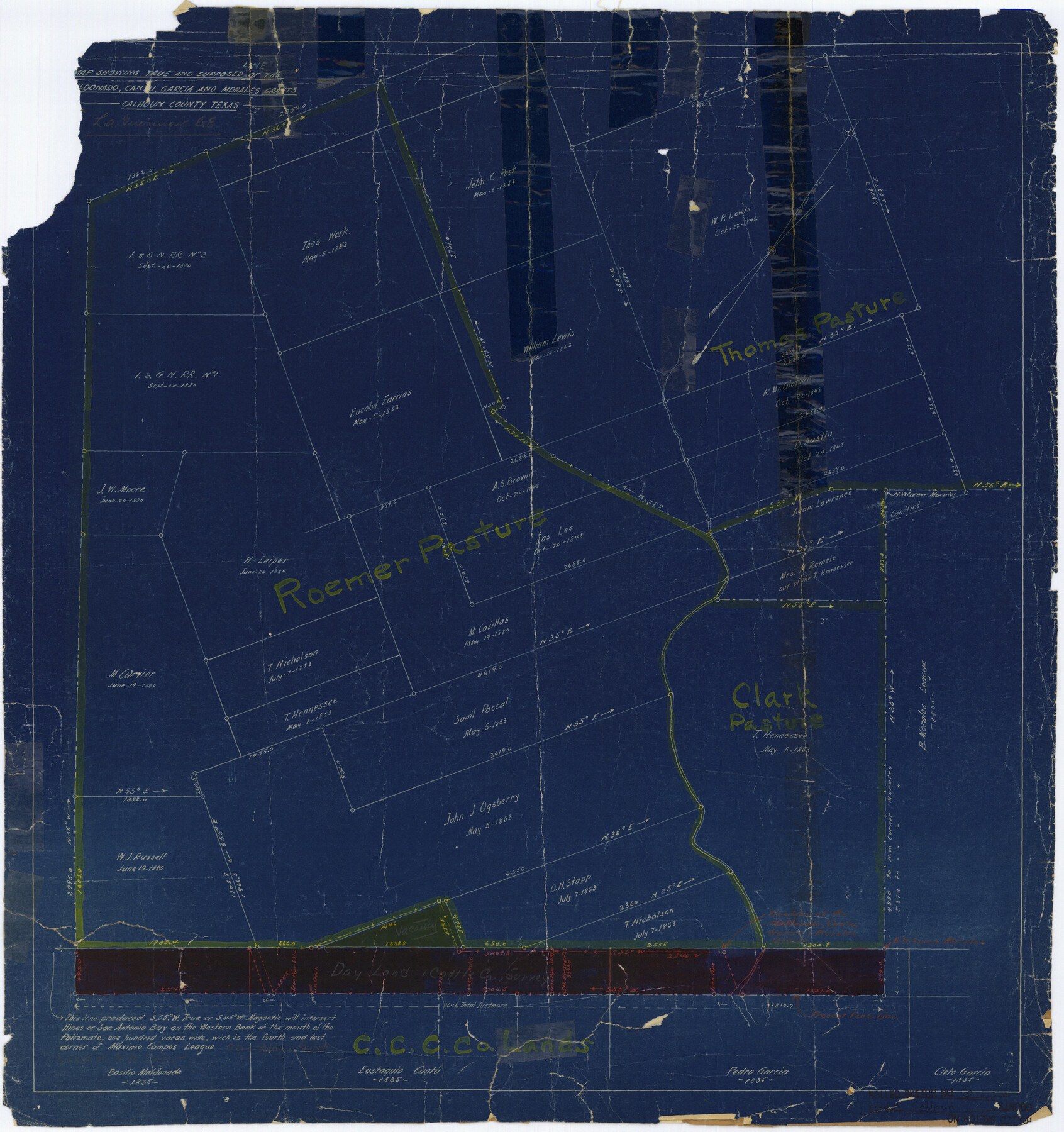 5362, Calhoun County Rolled Sketch 6, General Map Collection