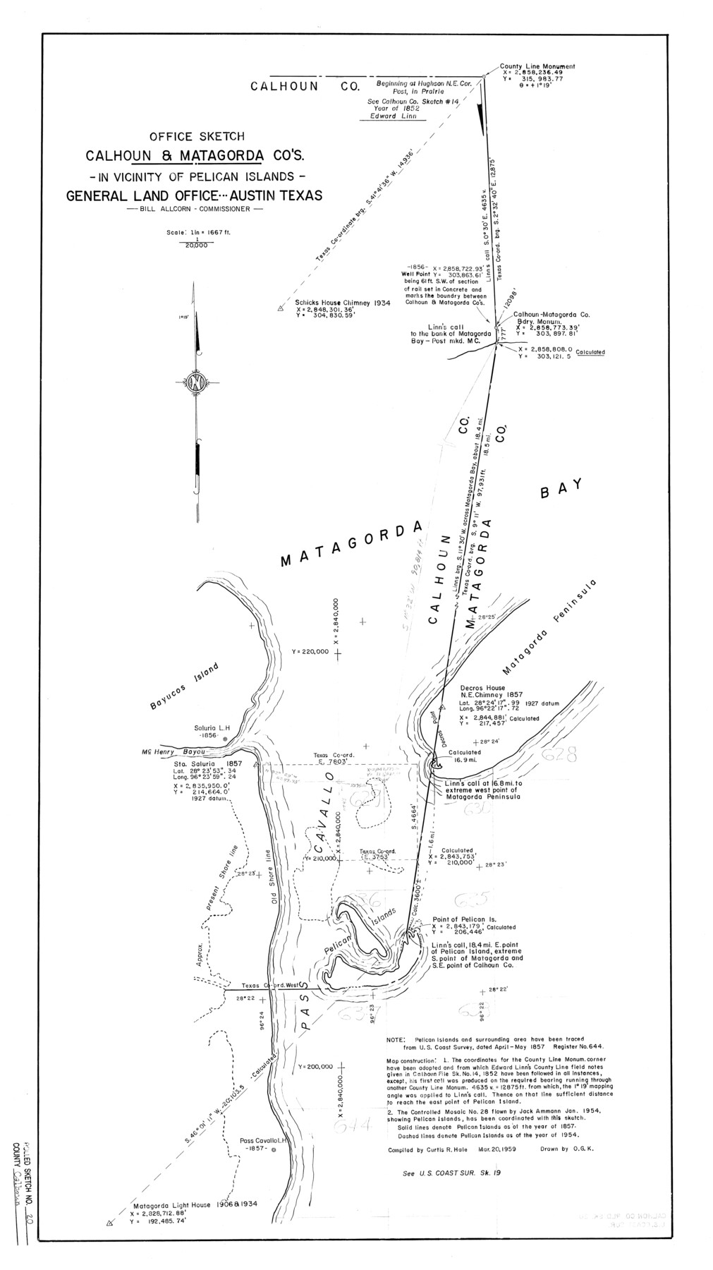 5372, Calhoun County Rolled Sketch 20, General Map Collection