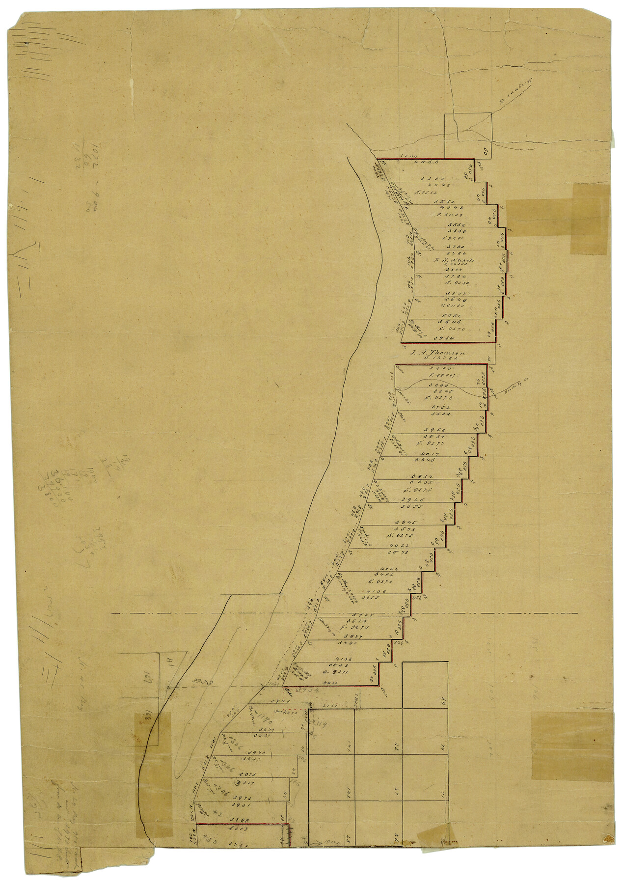 5443, Childress County Rolled Sketch 8A, General Map Collection
