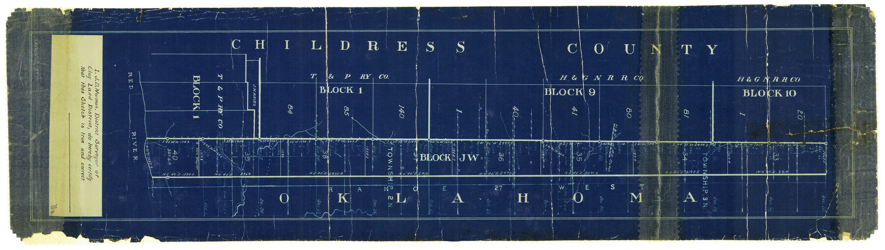 5450, Childress County Rolled Sketch 13, General Map Collection
