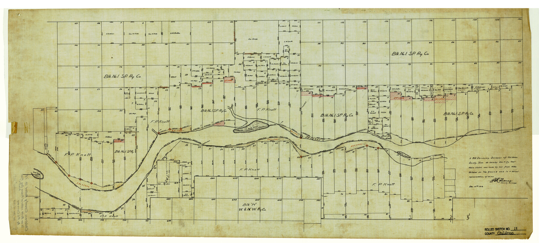 5451, Childress County Rolled Sketch 18, General Map Collection