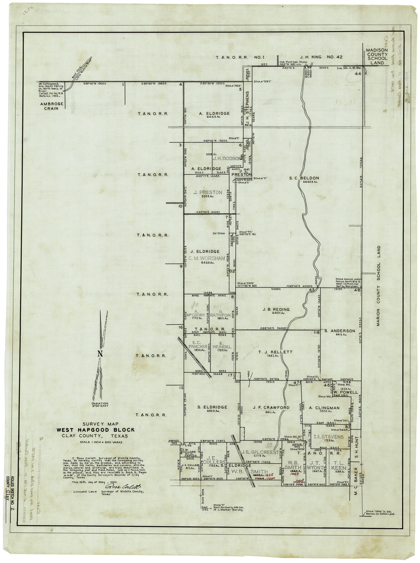 5485, Clay County Rolled Sketch 2, General Map Collection
