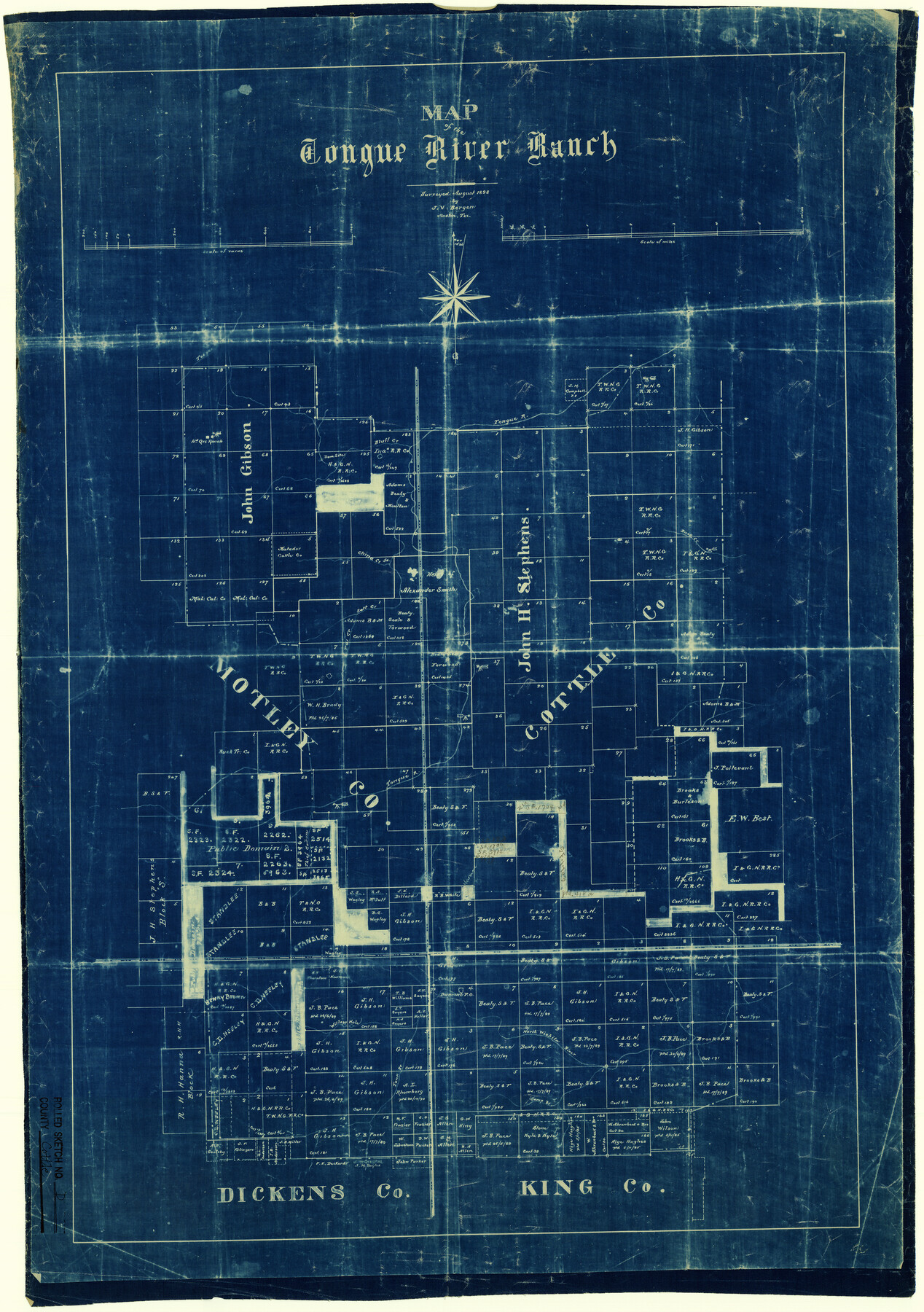 5572, Cottle County Rolled Sketch D, General Map Collection