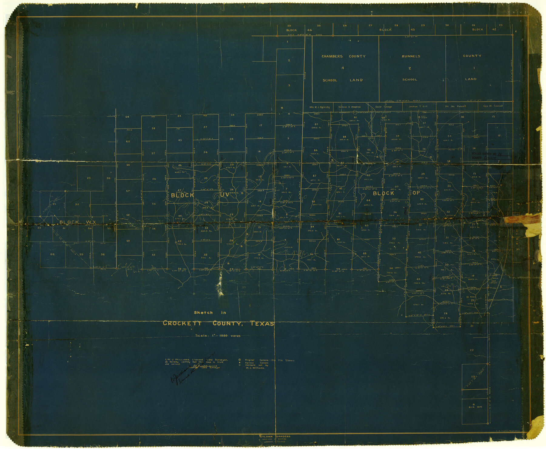 5585, Crockett County Rolled Sketch 26