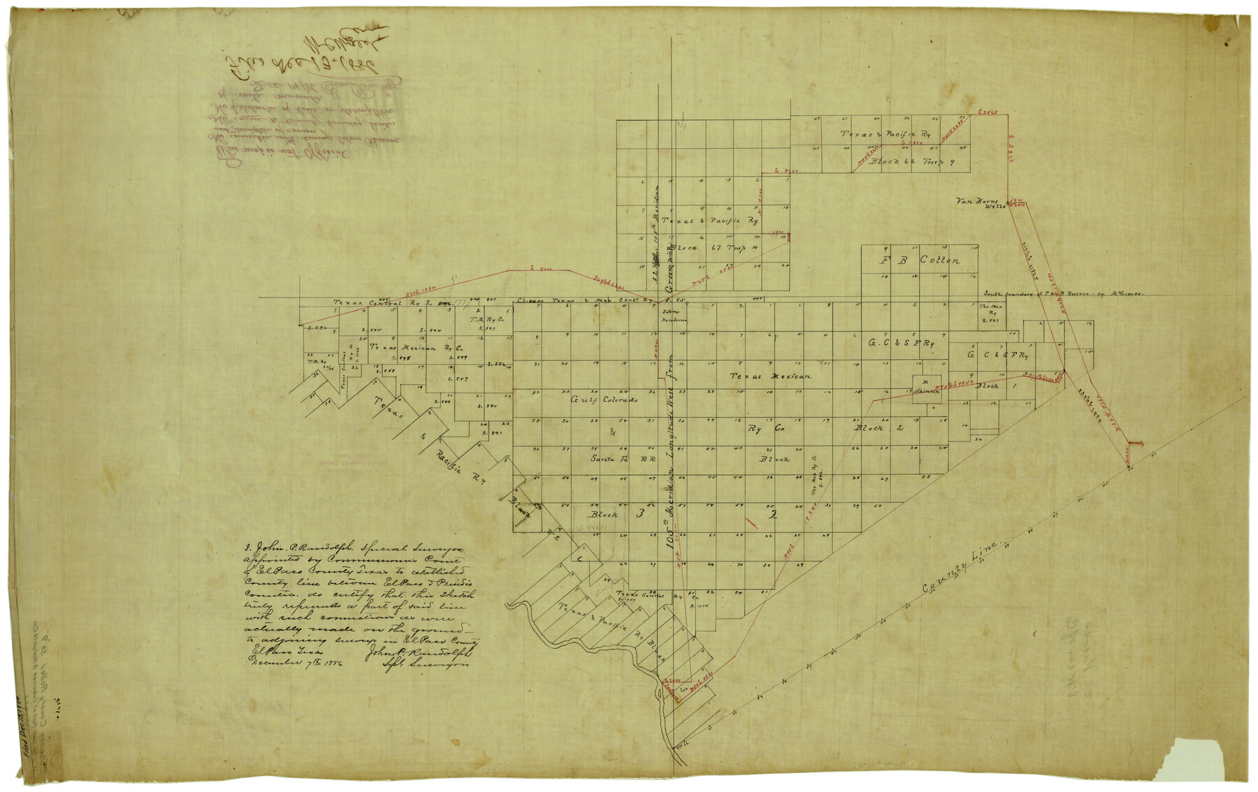 5646, Culberson County Rolled Sketch 9, General Map Collection