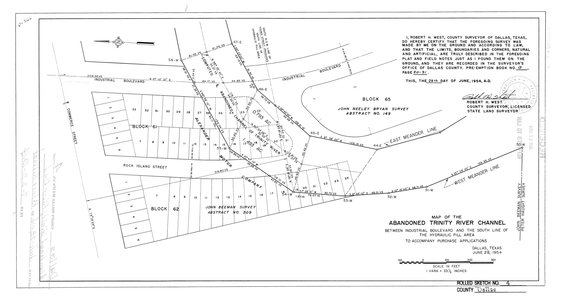 5687, Dallas County Rolled Sketch 4, General Map Collection