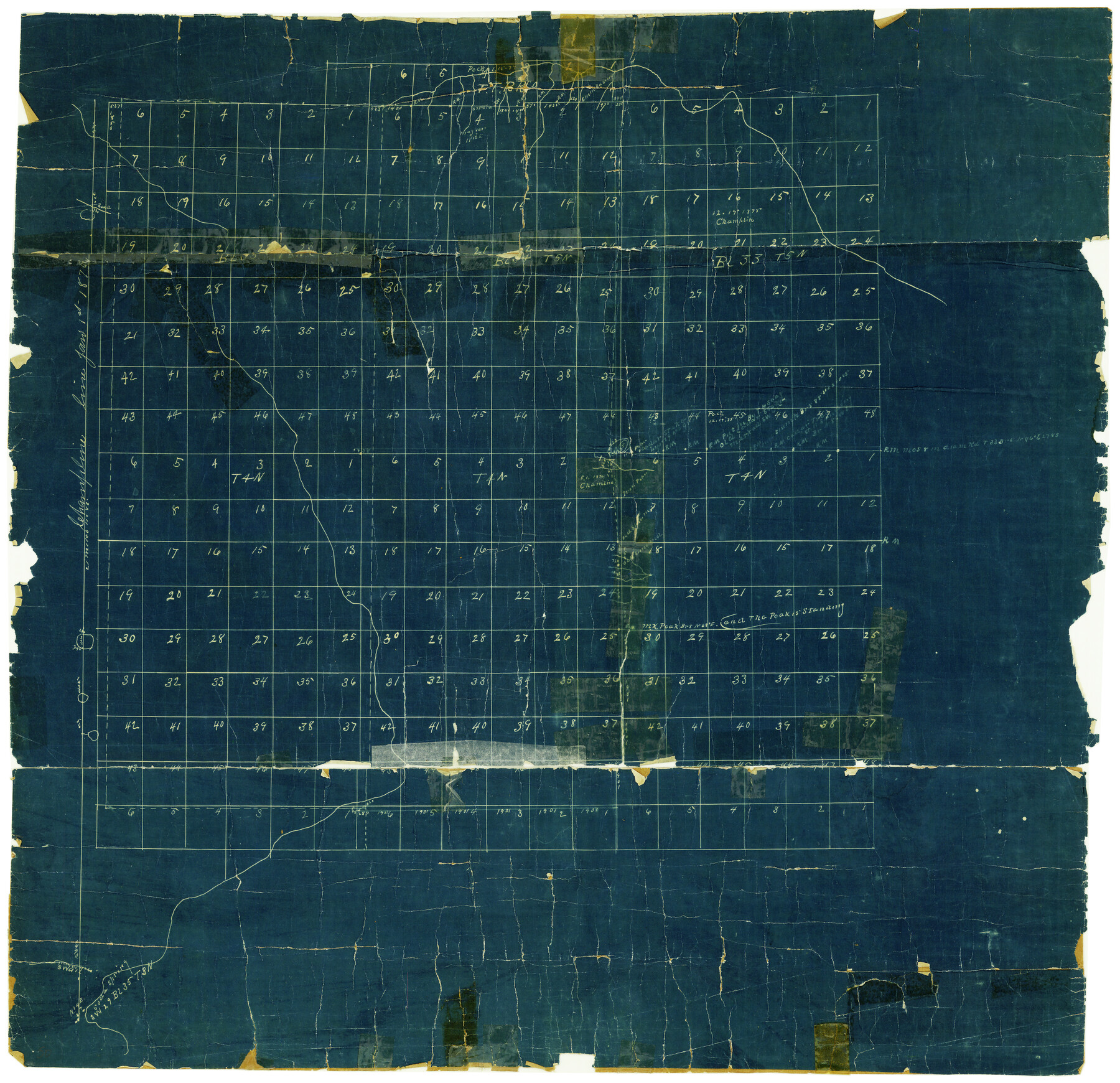 5690, Dawson County Rolled Sketch 4, General Map Collection
