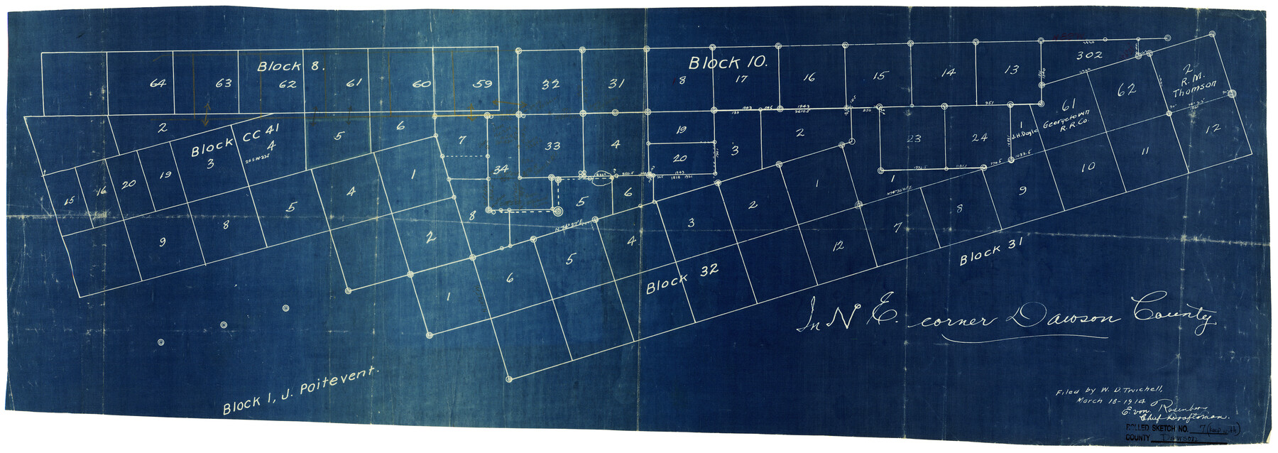 5693, Dawson County Rolled Sketch 7, General Map Collection
