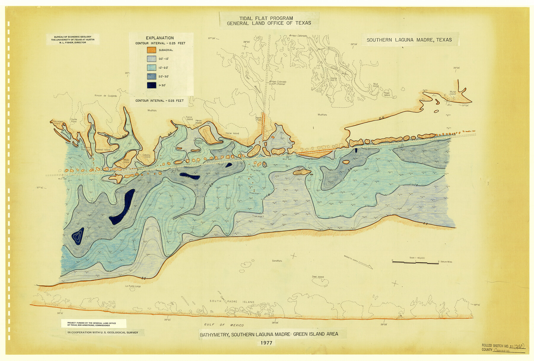 5794, Cameron County Rolled Sketch 25, General Map Collection