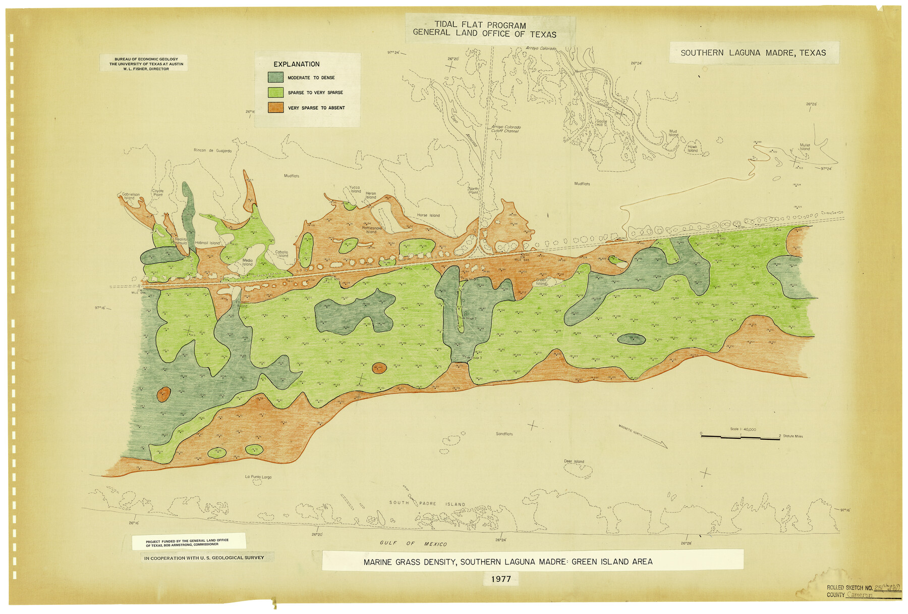 5798, Cameron County Rolled Sketch 25, General Map Collection
