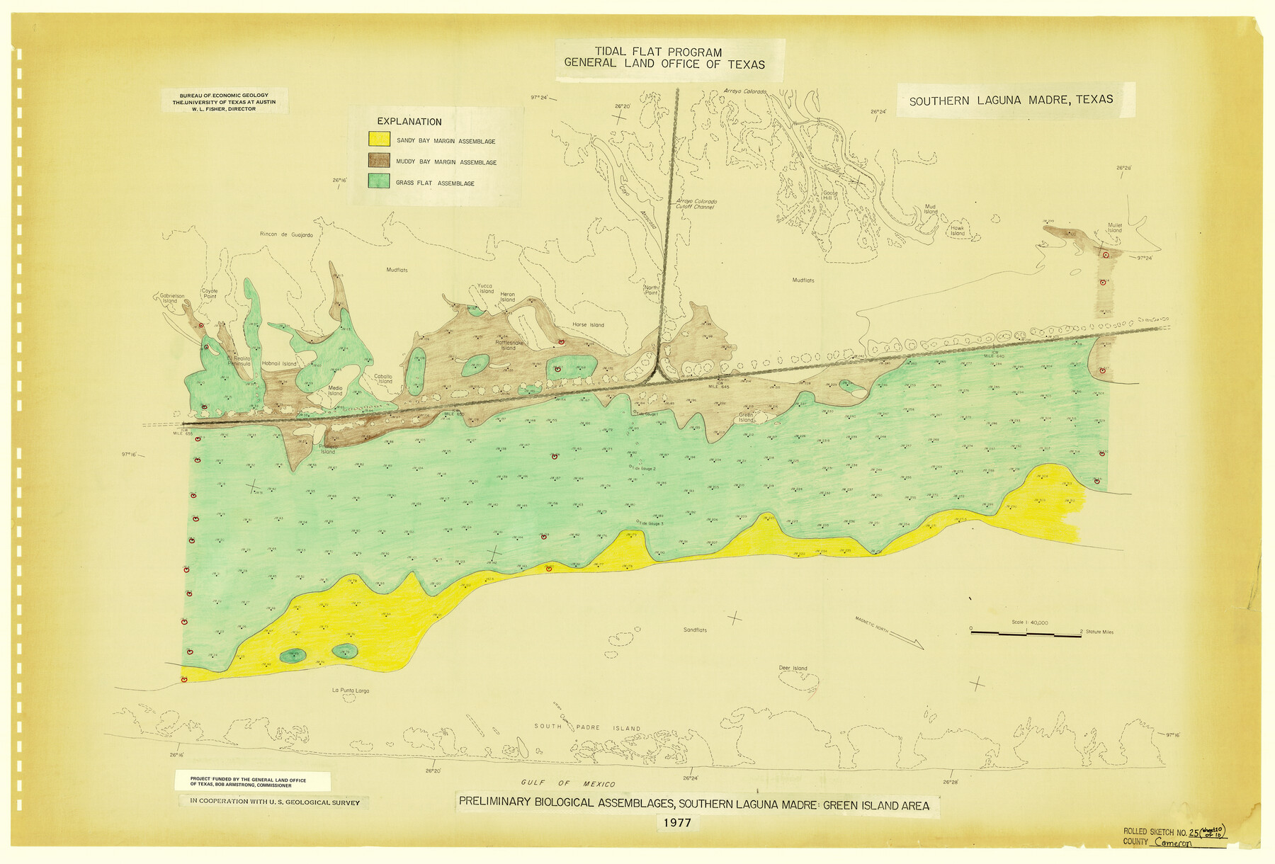 5799, Cameron County Rolled Sketch 25, General Map Collection