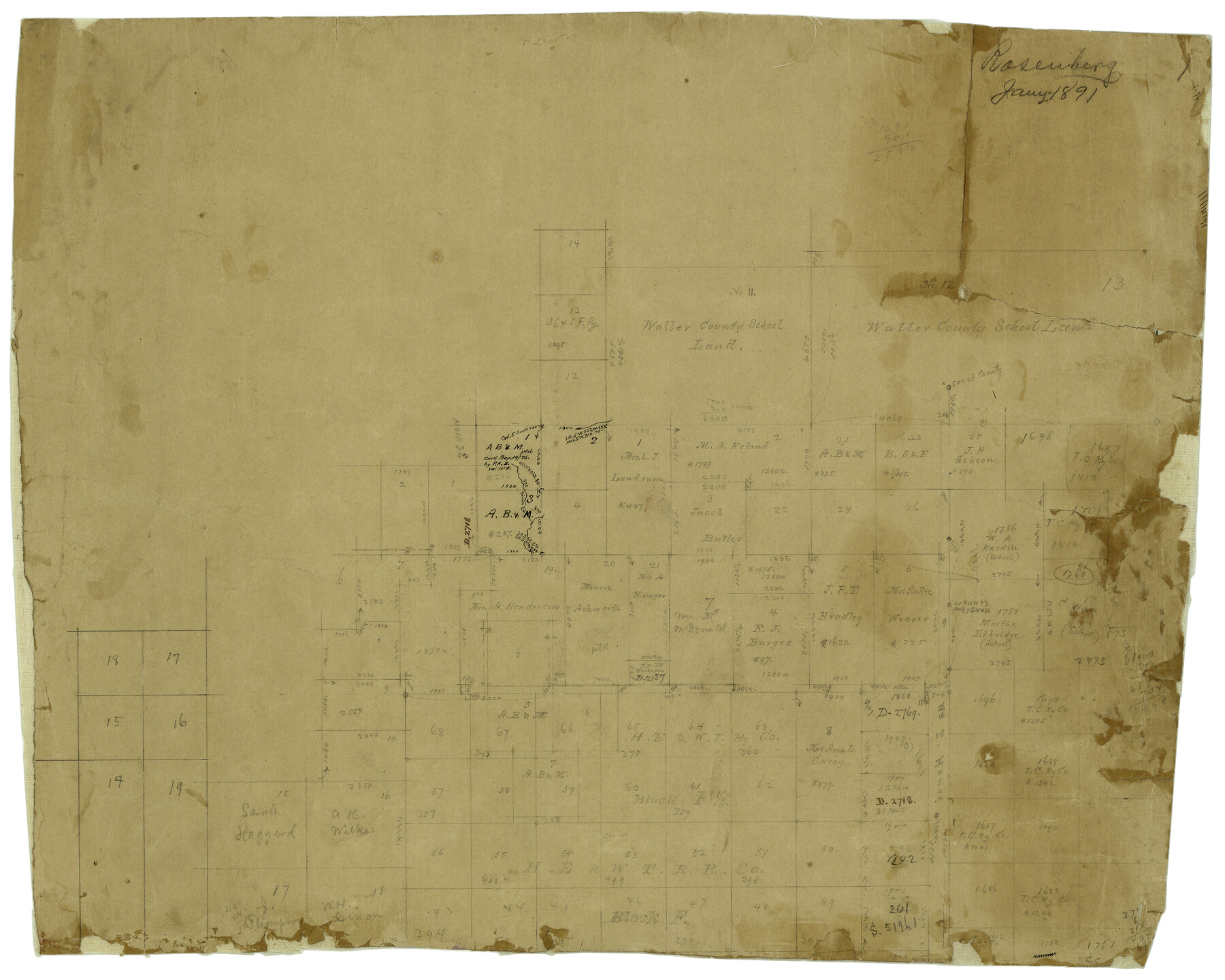 5801, Edwards County Rolled Sketch 8, General Map Collection