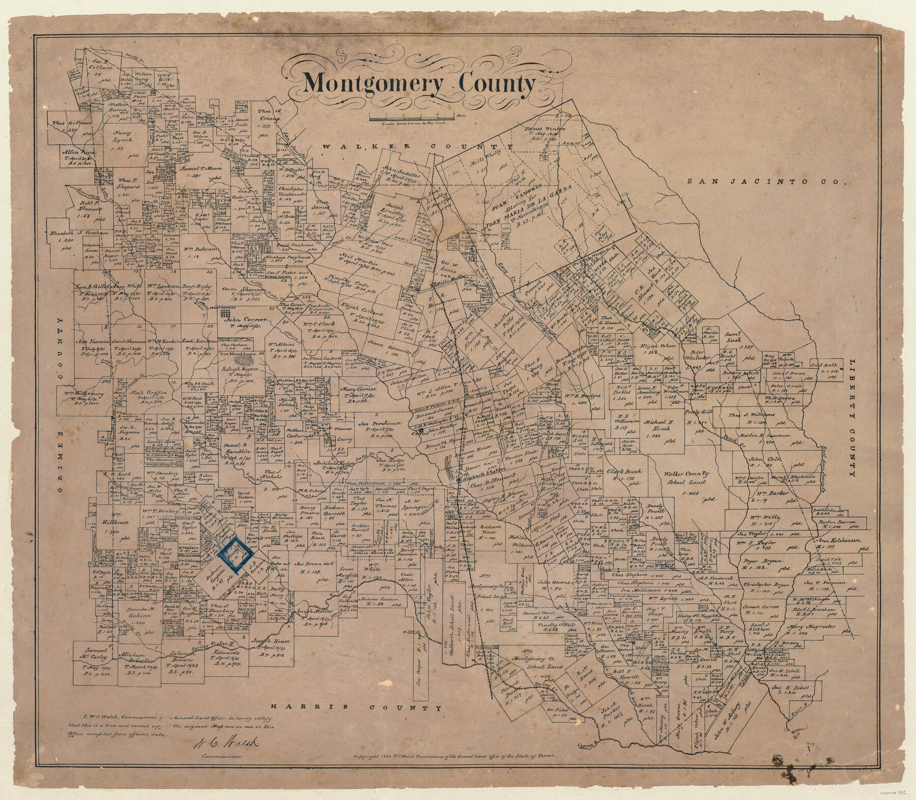 582, Montgomery County, Texas, Maddox Collection
