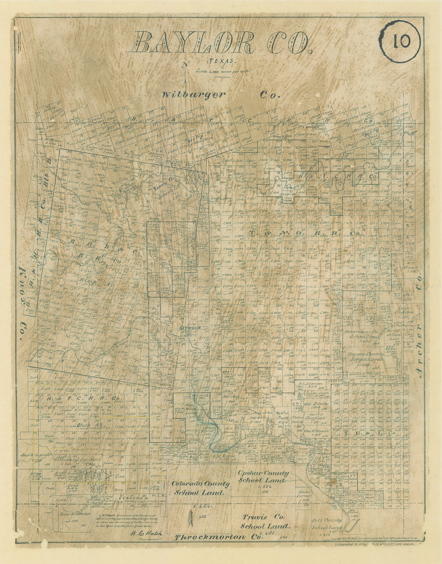 586, Baylor County, Texas, Maddox Collection