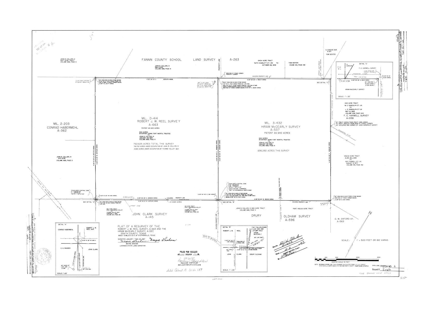 5866, Erath County Rolled Sketch 4, General Map Collection