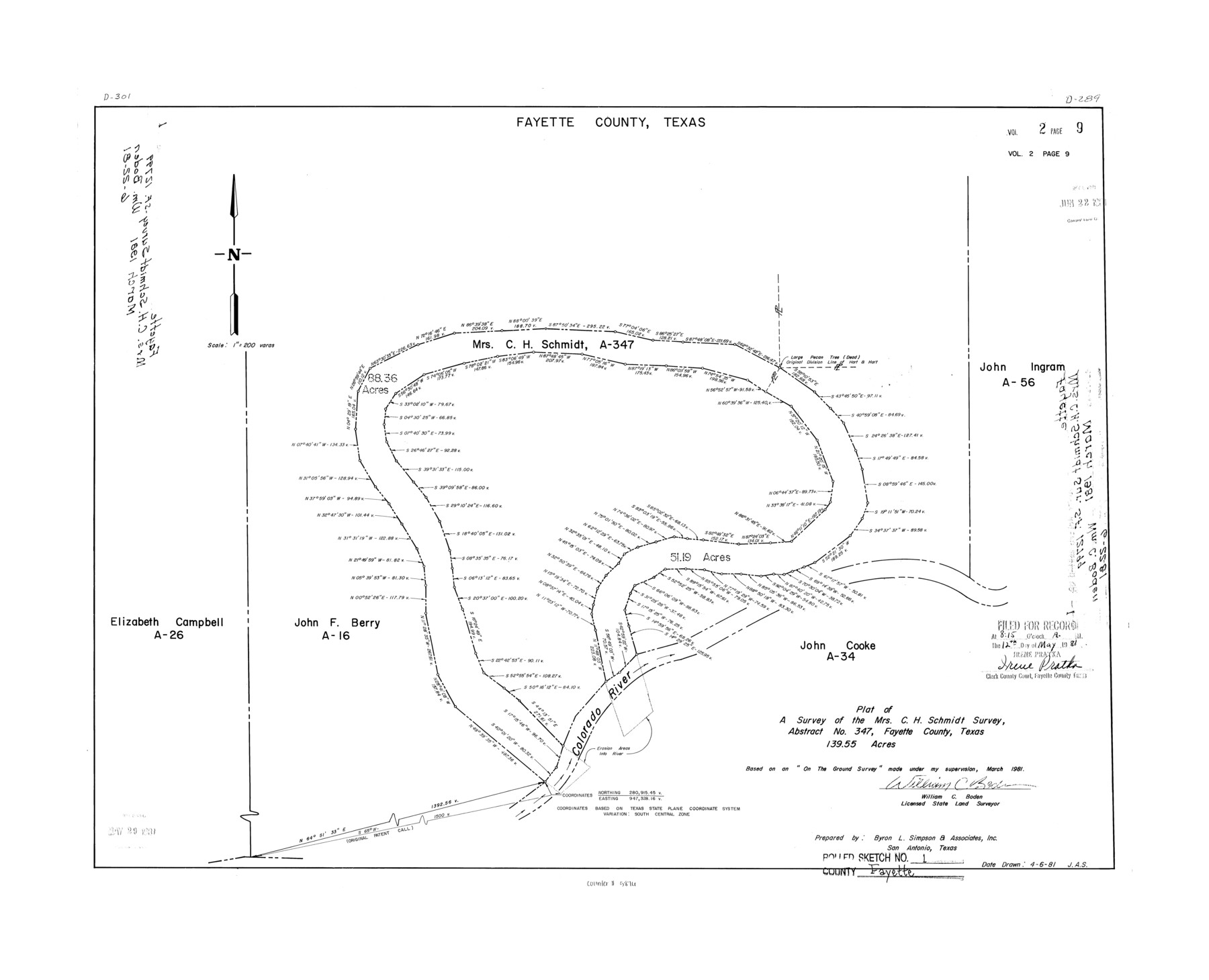 5876, Fayette County Rolled Sketch 1, General Map Collection