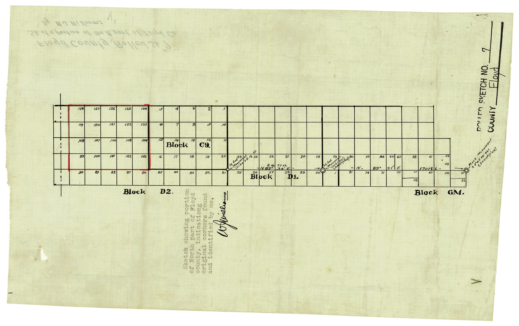 5881, Floyd County Rolled Sketch 7, General Map Collection