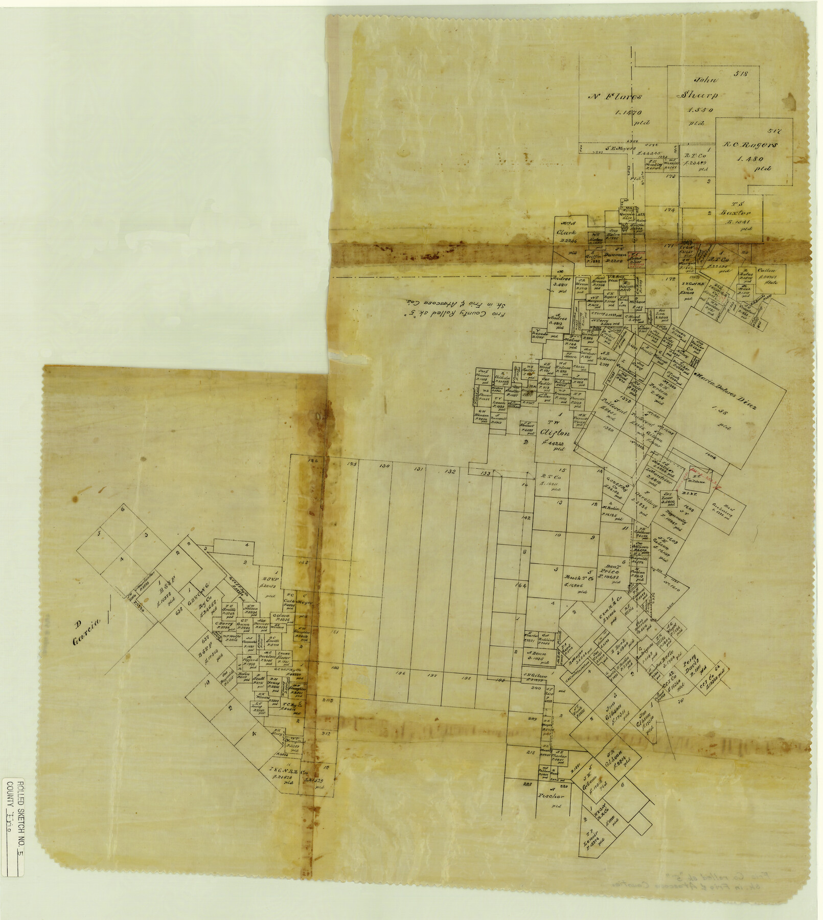 5917, Frio County Rolled Sketch 5, General Map Collection