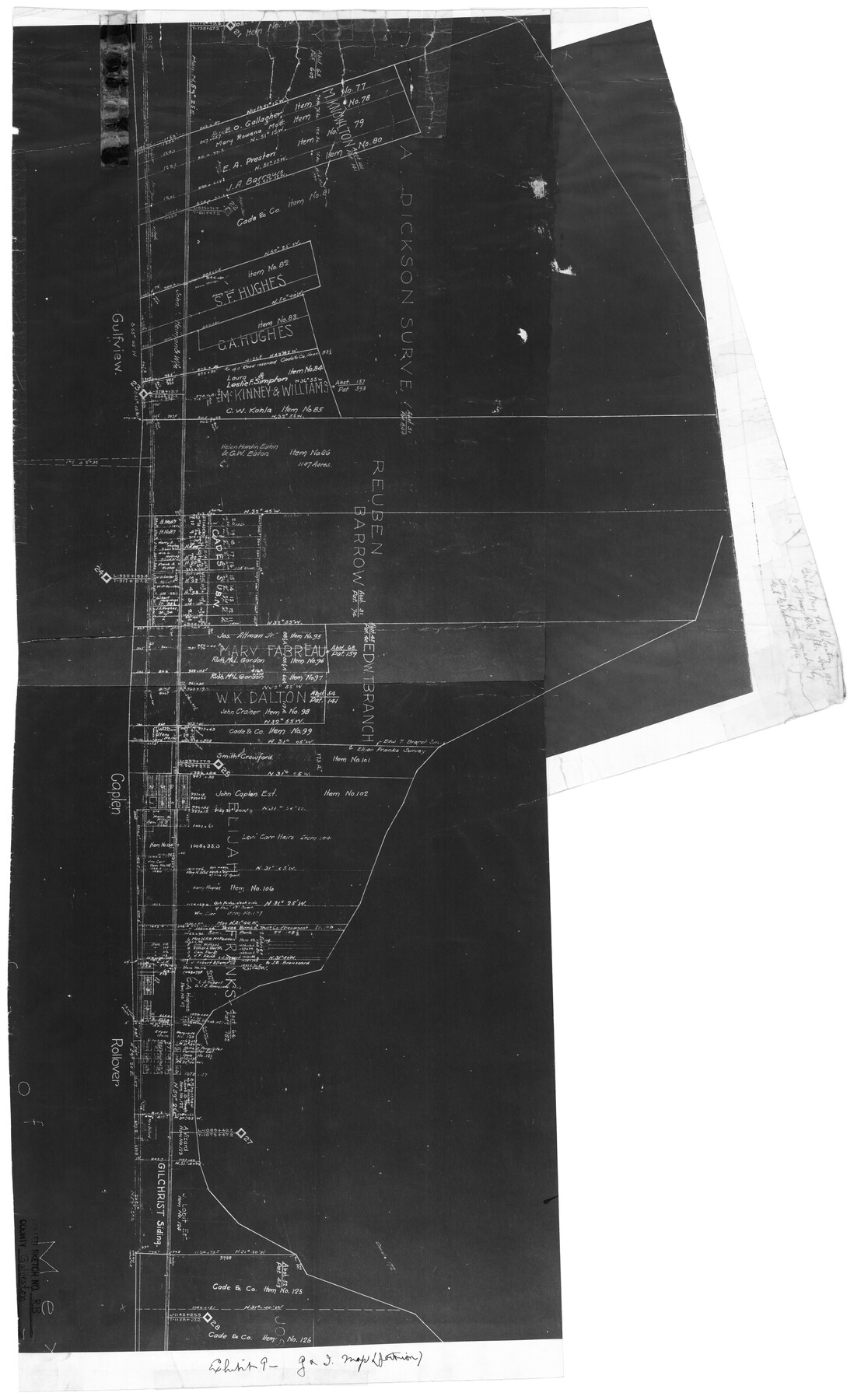 5990, Galveston County Rolled Sketch RB, General Map Collection
