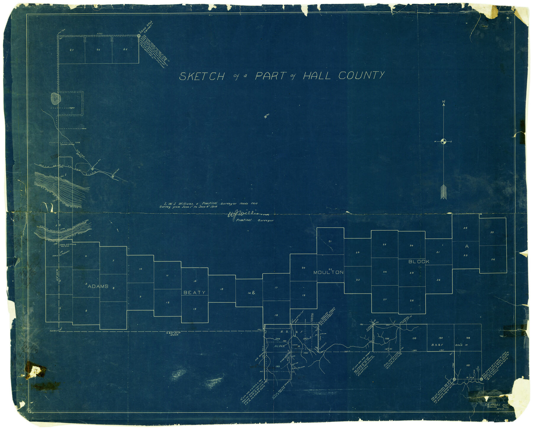 6049, Hall County Rolled Sketch 5, General Map Collection
