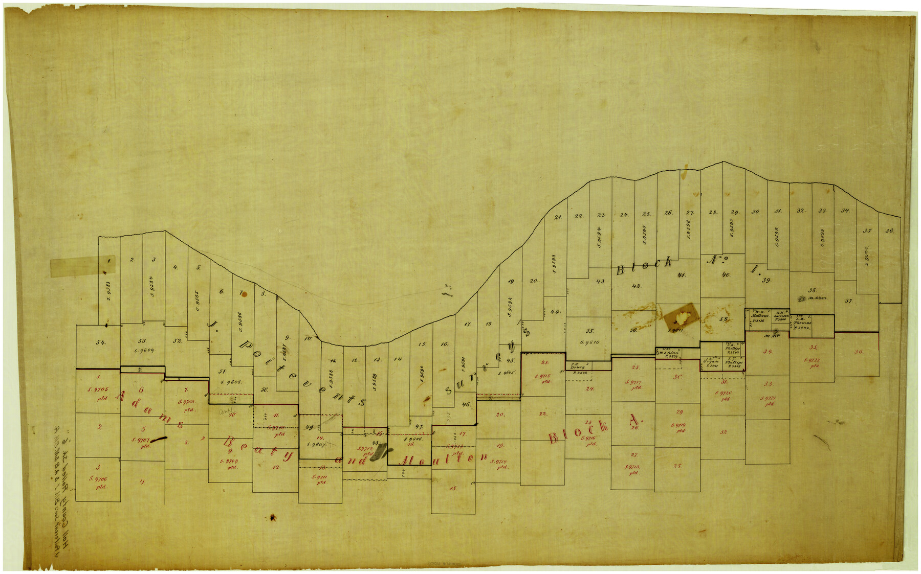 6050, Hall County Rolled Sketch 6, General Map Collection