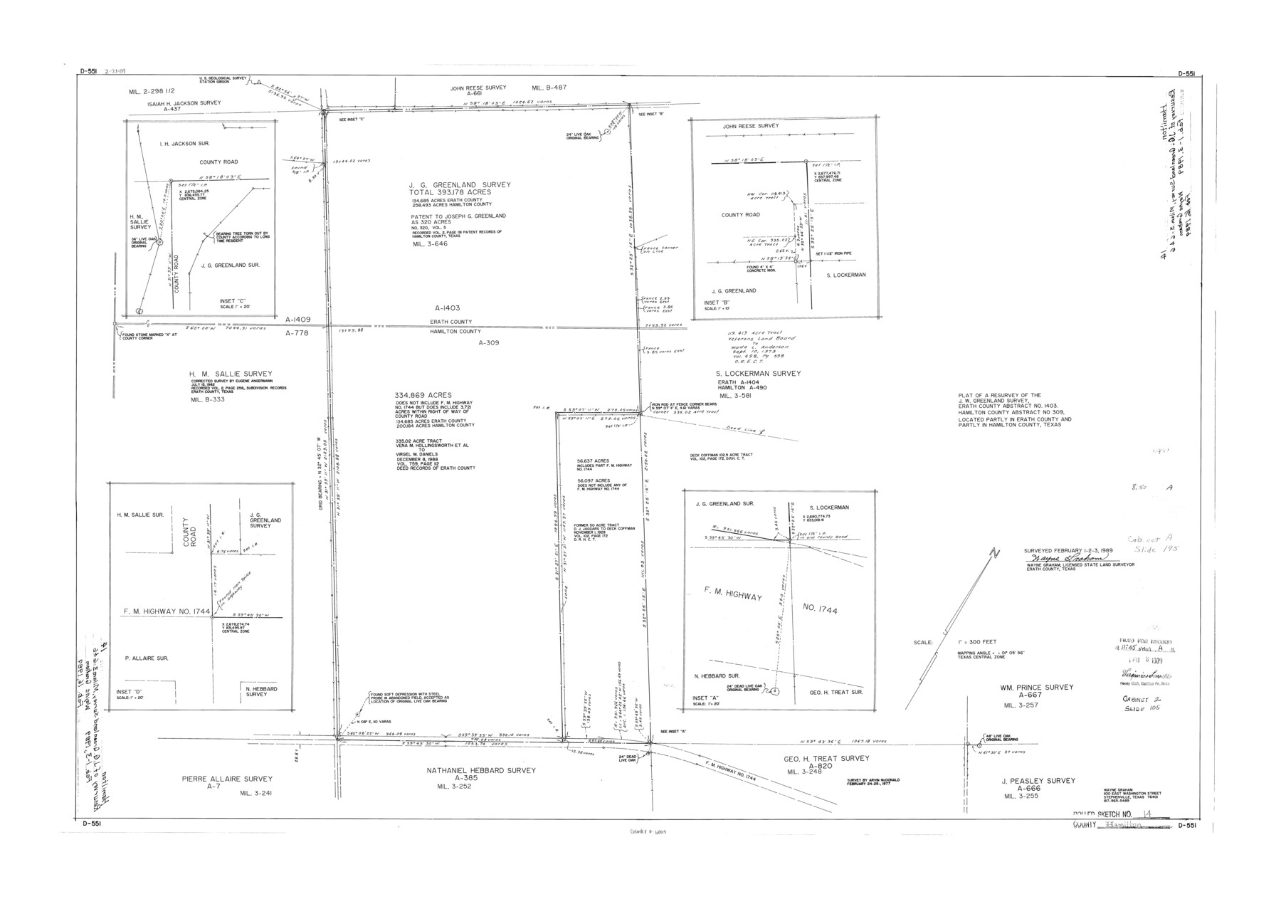 6063, Hamilton County Rolled Sketch 14, General Map Collection