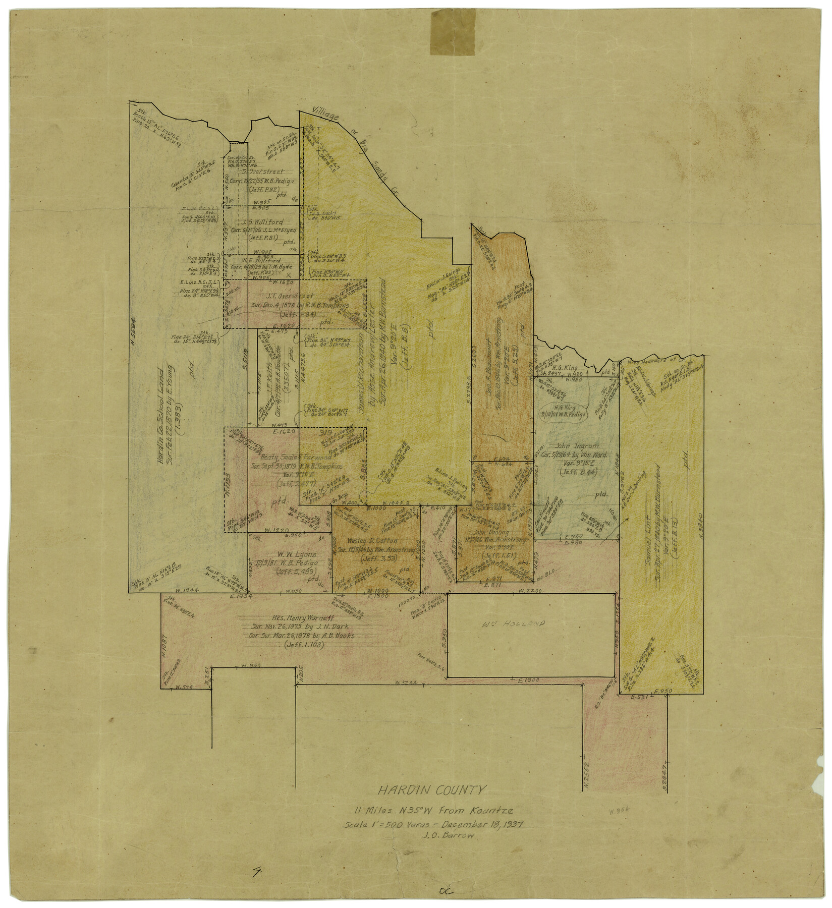 6078, Hardin County Rolled Sketch 5, General Map Collection